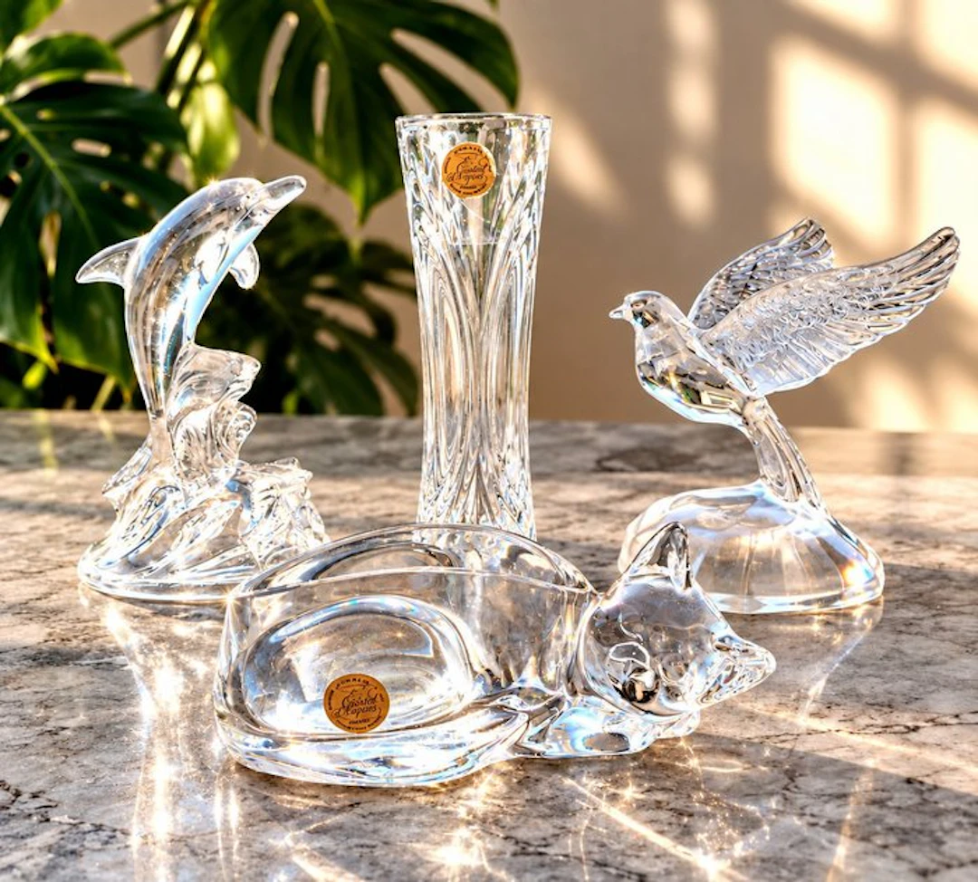 Decorative ornament (4) - Cristal d'Arques - France