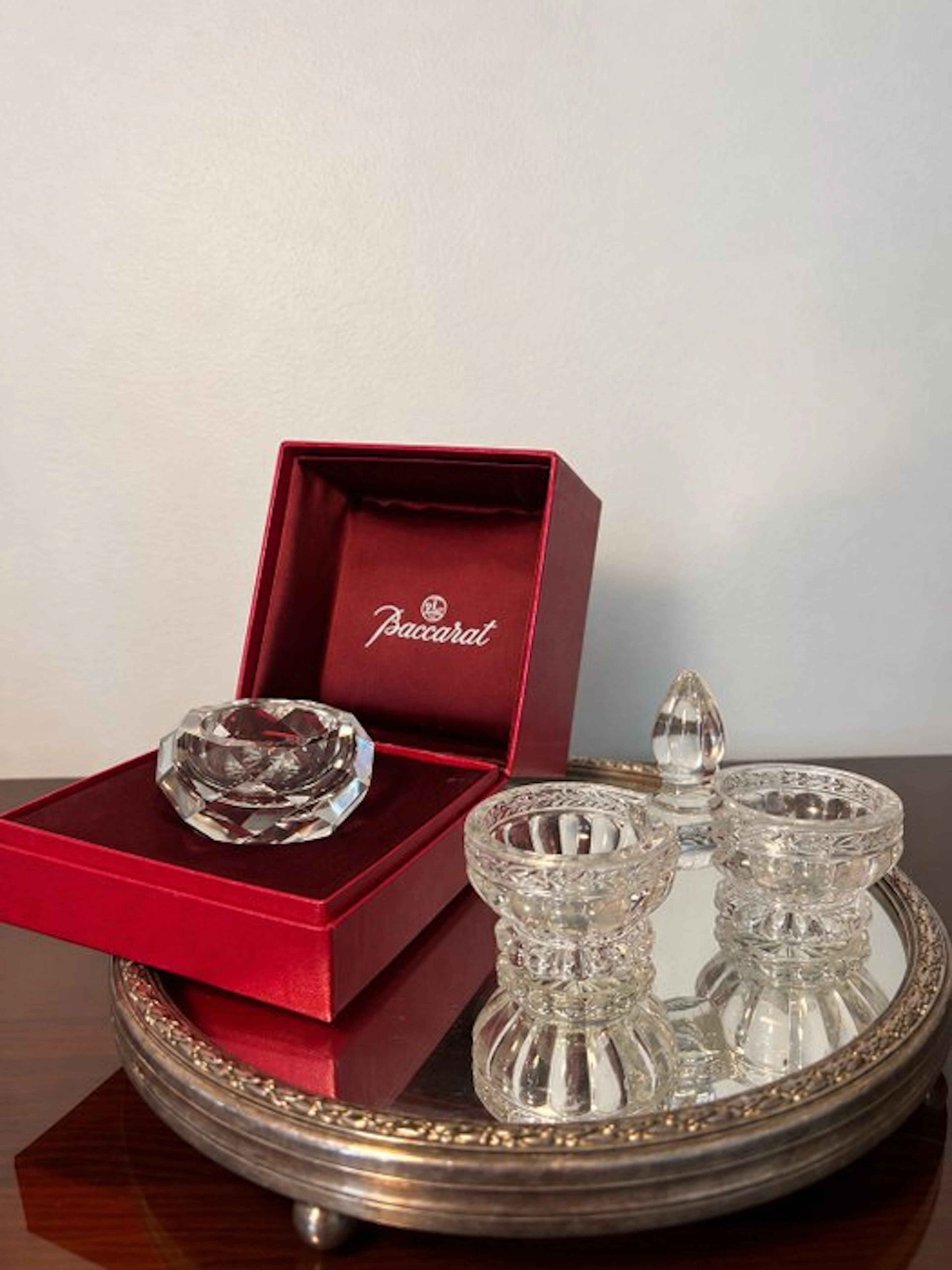 Baccarat - Salt and pepper shakers (2) - Crystal