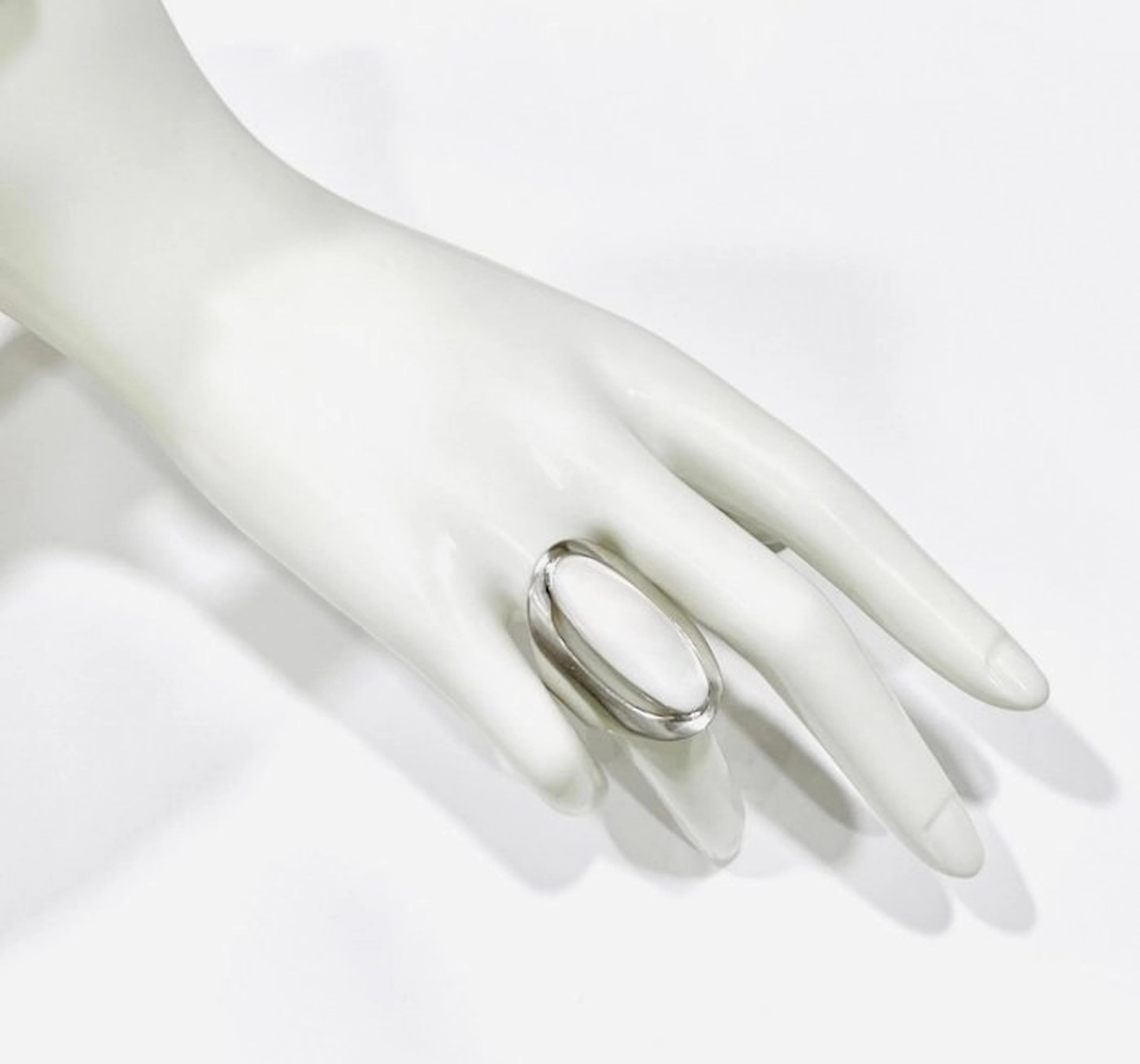 No reserve price - Ring Silver - Mother-of-pearl