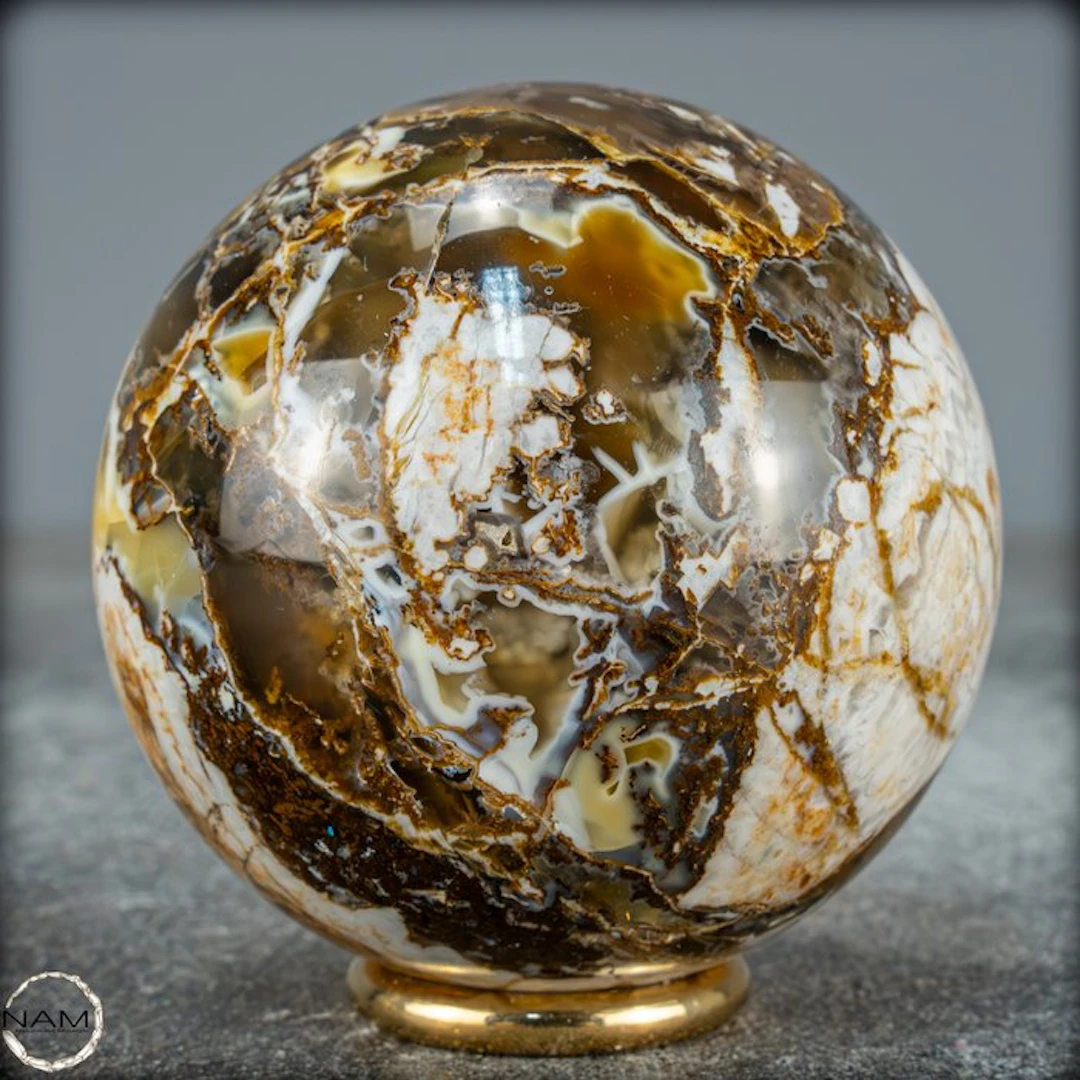 Very Rare Natural Multi Color Opal Sphere- 300.25 g