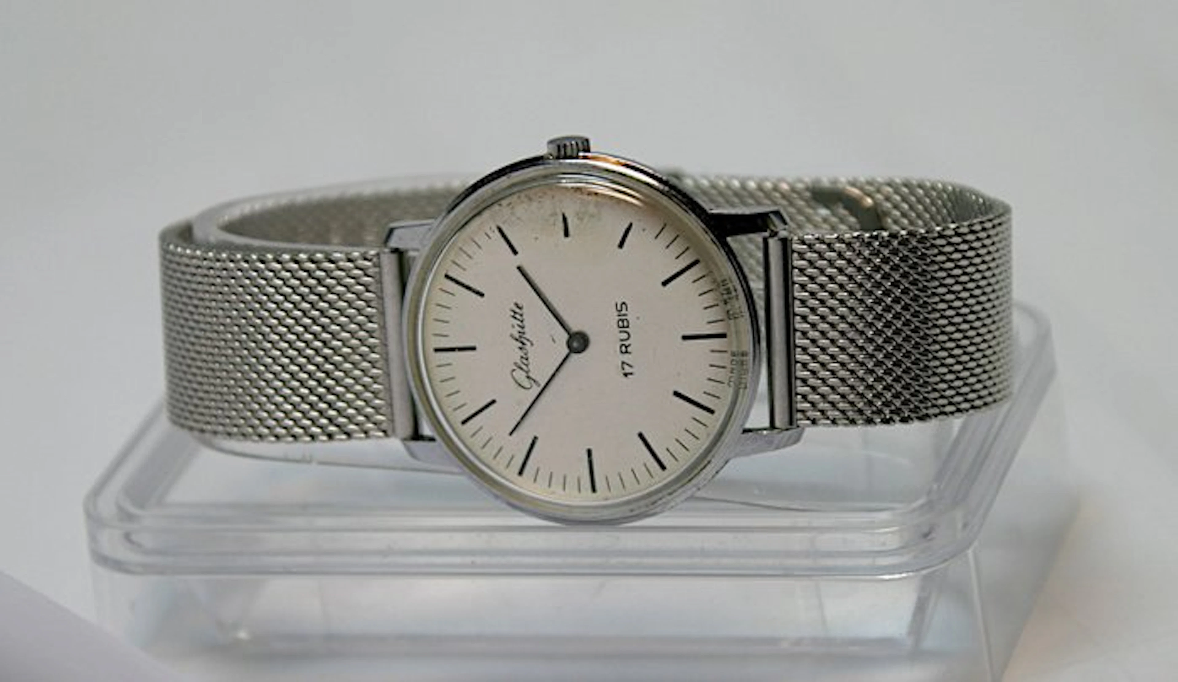 Glashütte - Bauhausdesign - No reserve price - Men - 1980-1989