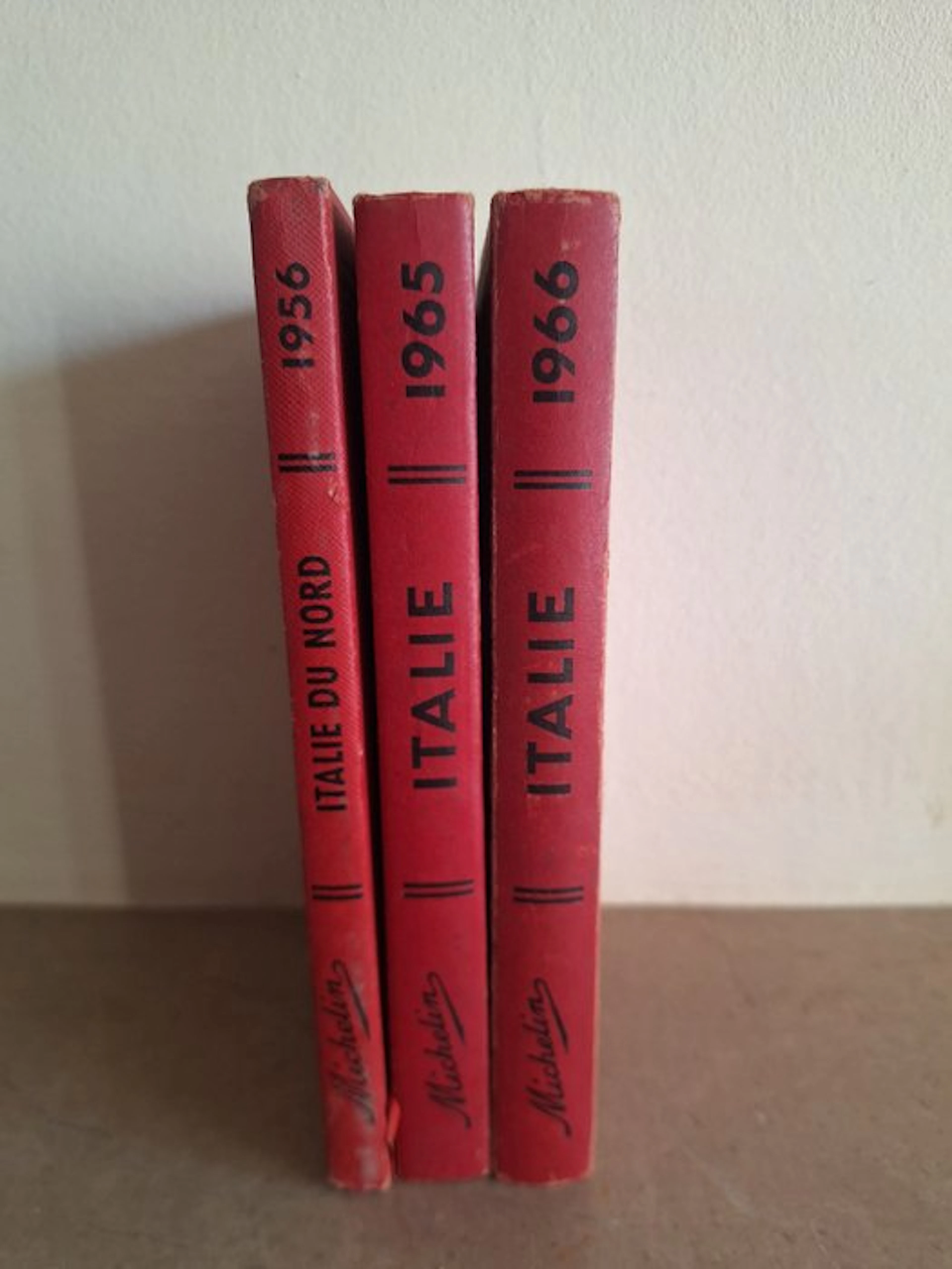 Michelin - Guides Michelin Italie - 1956-1966
