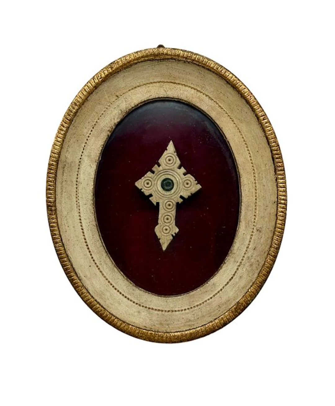 Cross - Bone, Wood, Glass - 1950-1960