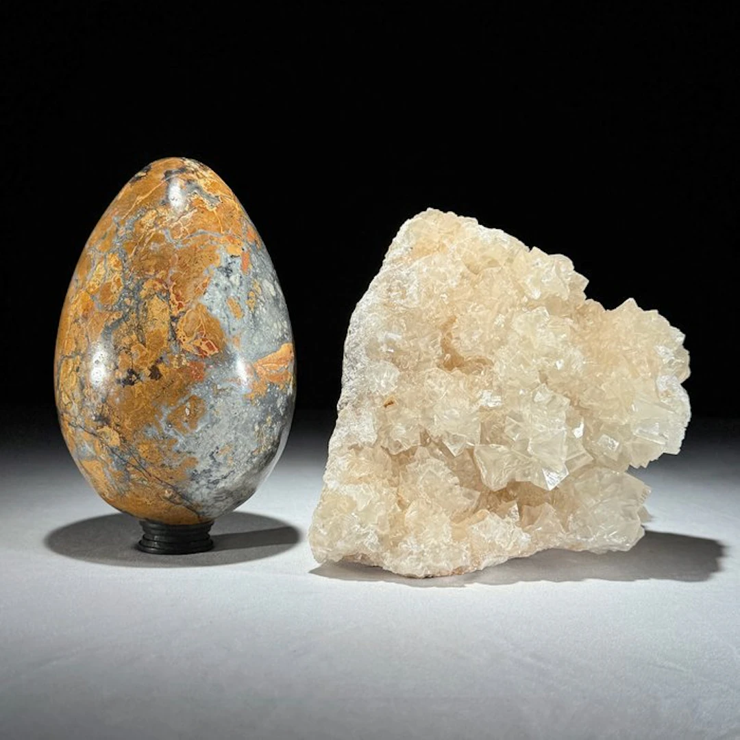 NO RESERVE PRICE - Wonderful Pair of Yellow Maligano...