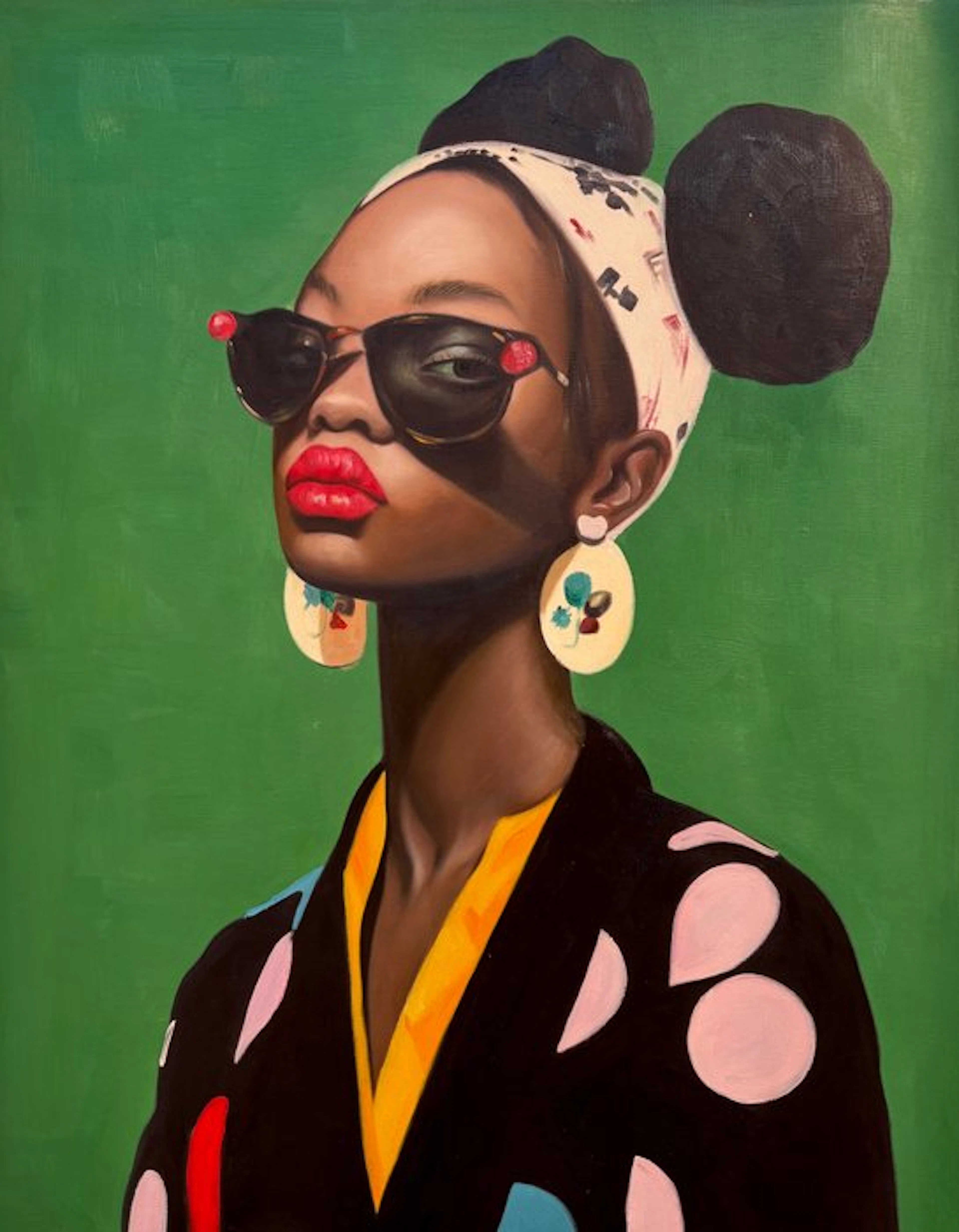 Mara Solène (1982) - Eleganza in verde