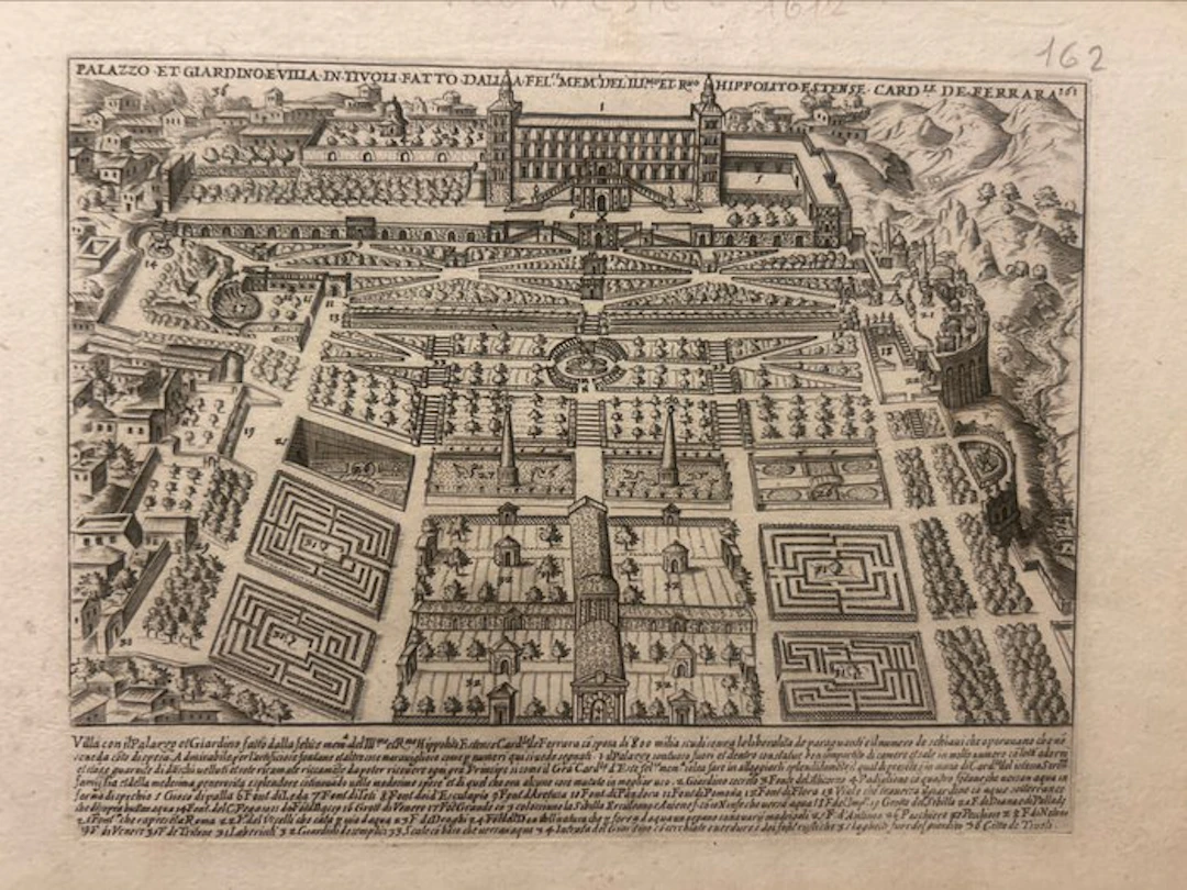 Italy - Lazio / Tivoli; Giacomo Lauro (attivo a Roma tra il 1583 e il 1645)