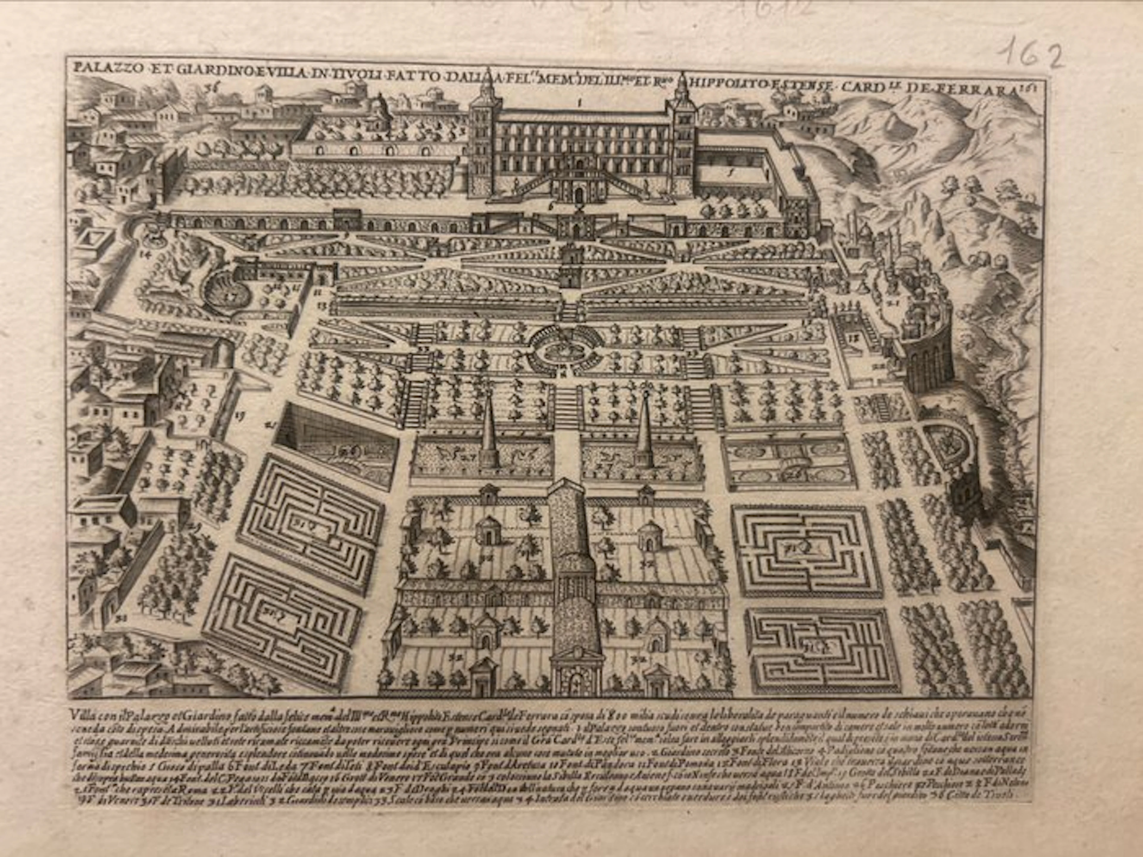 Italy - Lazio / Tivoli; Giacomo Lauro (attivo a Roma tra il 1583 e il 1645)
