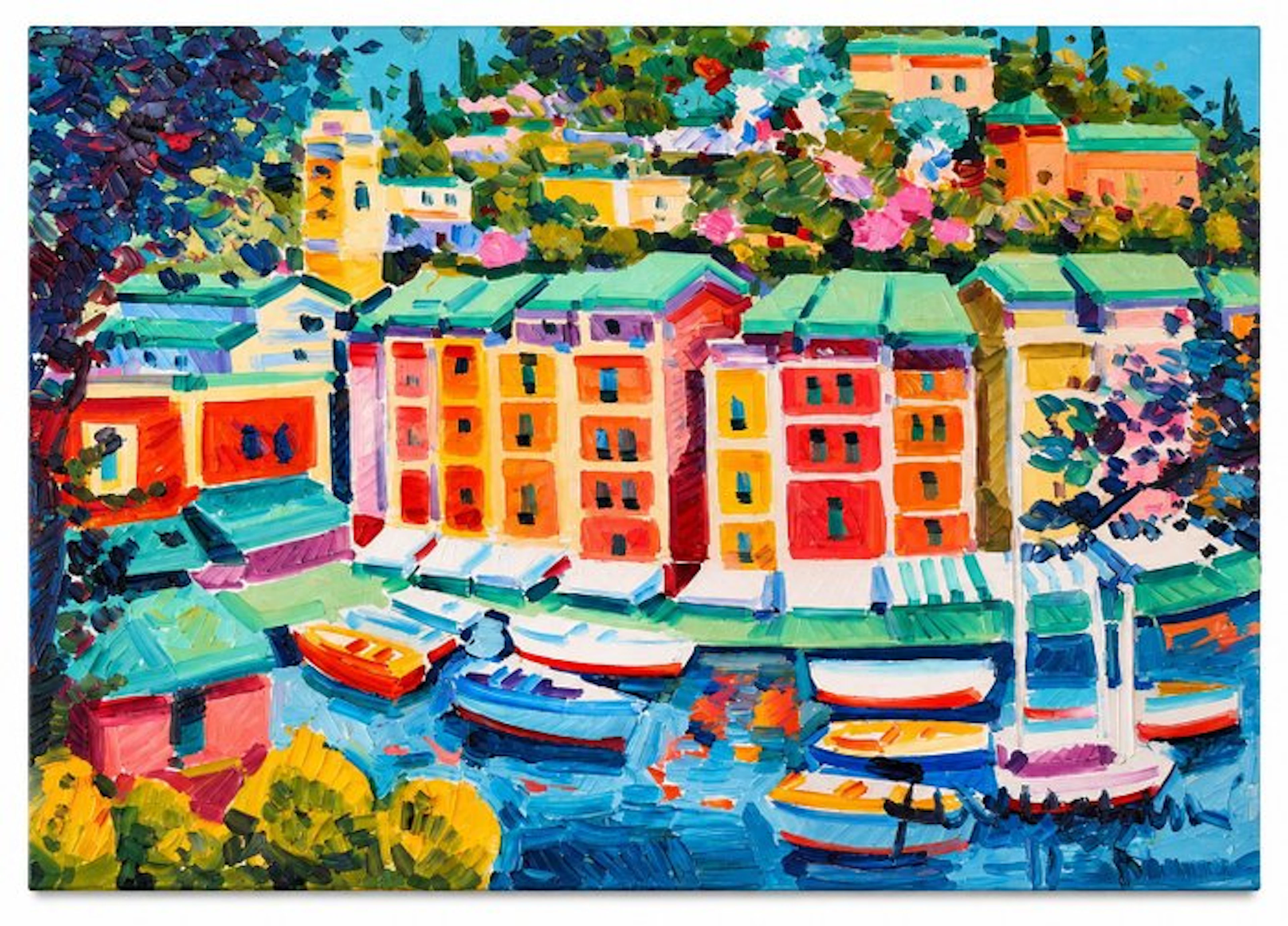 Athos Faccincani (1951) - Verso la luce di Portofino