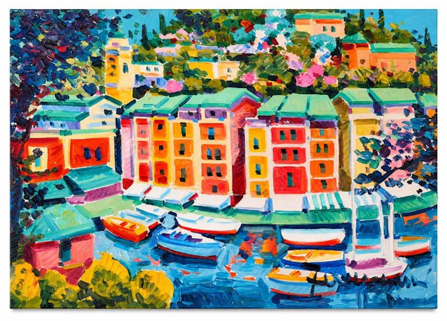 Athos Faccincani (1951) - Verso la luce di Portofino