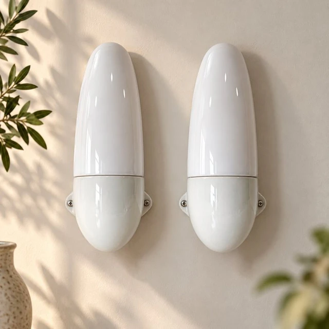 Wilhelm Wagenfeld for Lindner Leuchten - Wall lamp - Model 6065 - Porcelain
