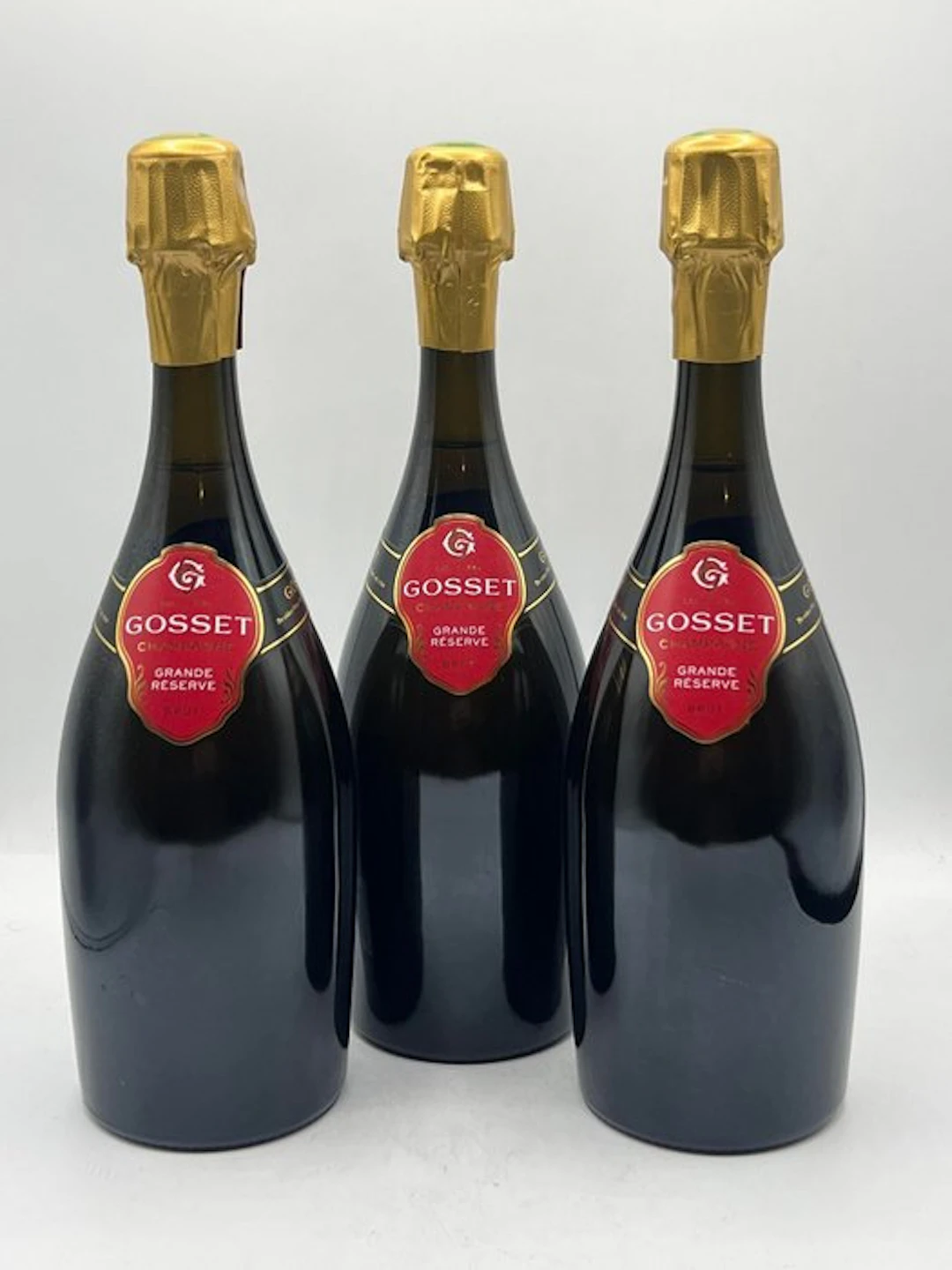 Gosset, Champagne Grande Reserve - Champagne Brut - 3 Bottles (0.75L)