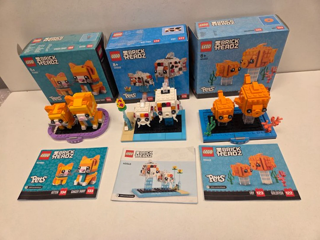 LEGO Set - BrickHeadz - LEGO BrickHeadz Goudvis 40442 +...