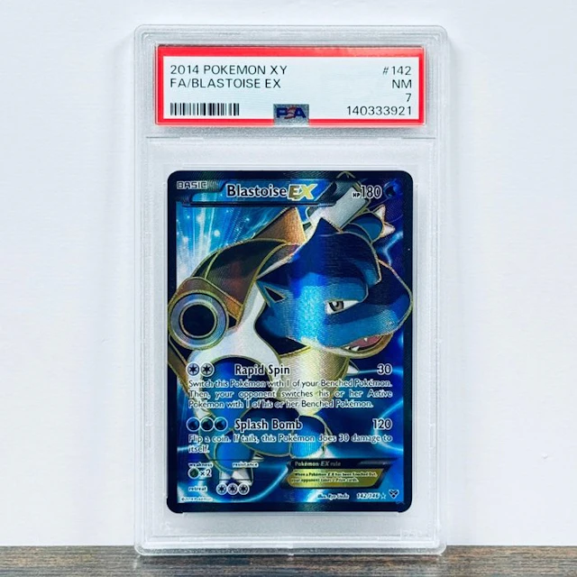 Pokémon Graded card - Blastoise EX 142 – Pokémon - PSA 7