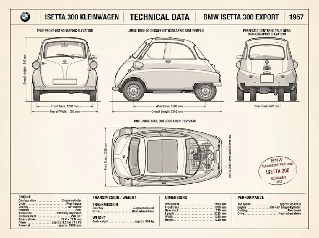 Shmidt.Art - BMW - BMW Isetta 300 - 1950s