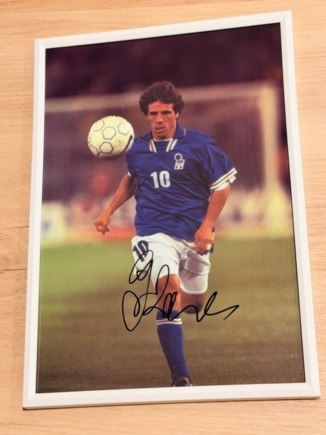 Italia - Football World Championships - Gianfranco Zola - Framed, Photograph