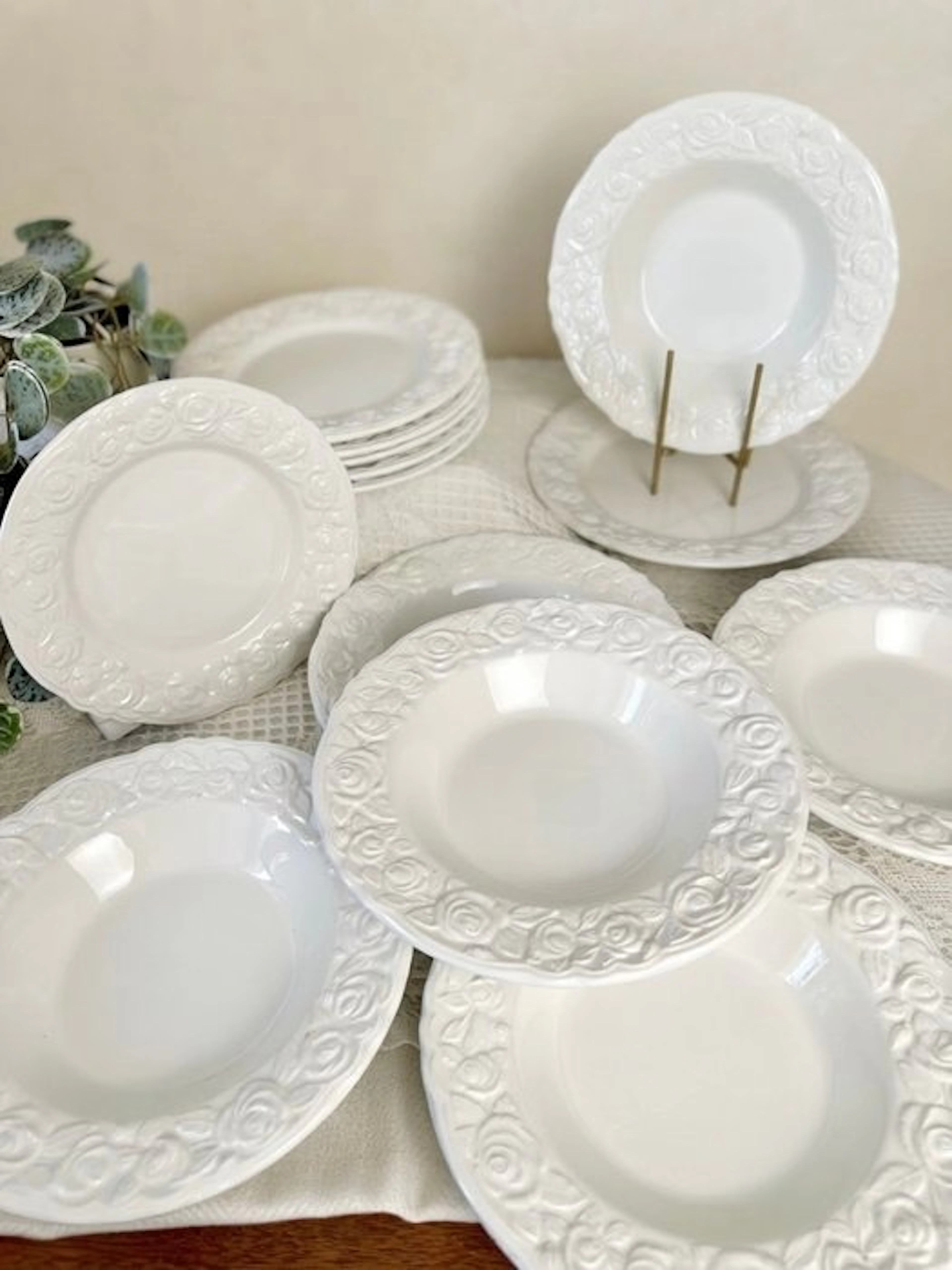 Quadrifoglio - Franco Giorgi - Table service for 6 (13) - Ceramic