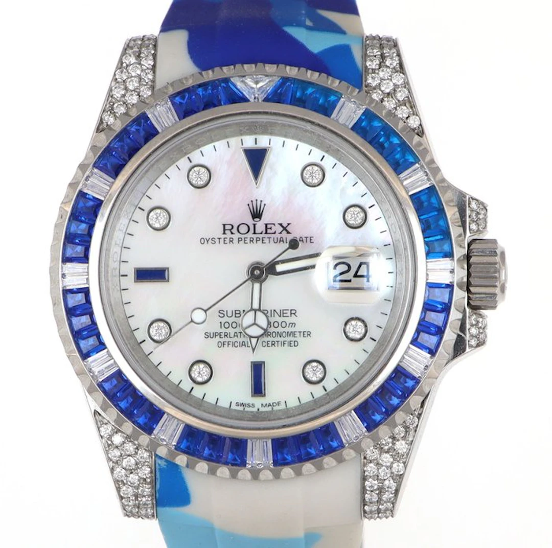 Rolex - Submariner Date Custom Diamond's - No reserve...