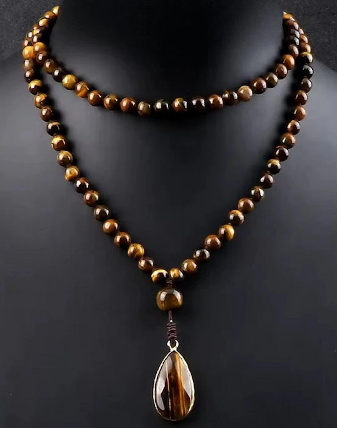 Really nice necklace or Buddhist rosary handmade great...
