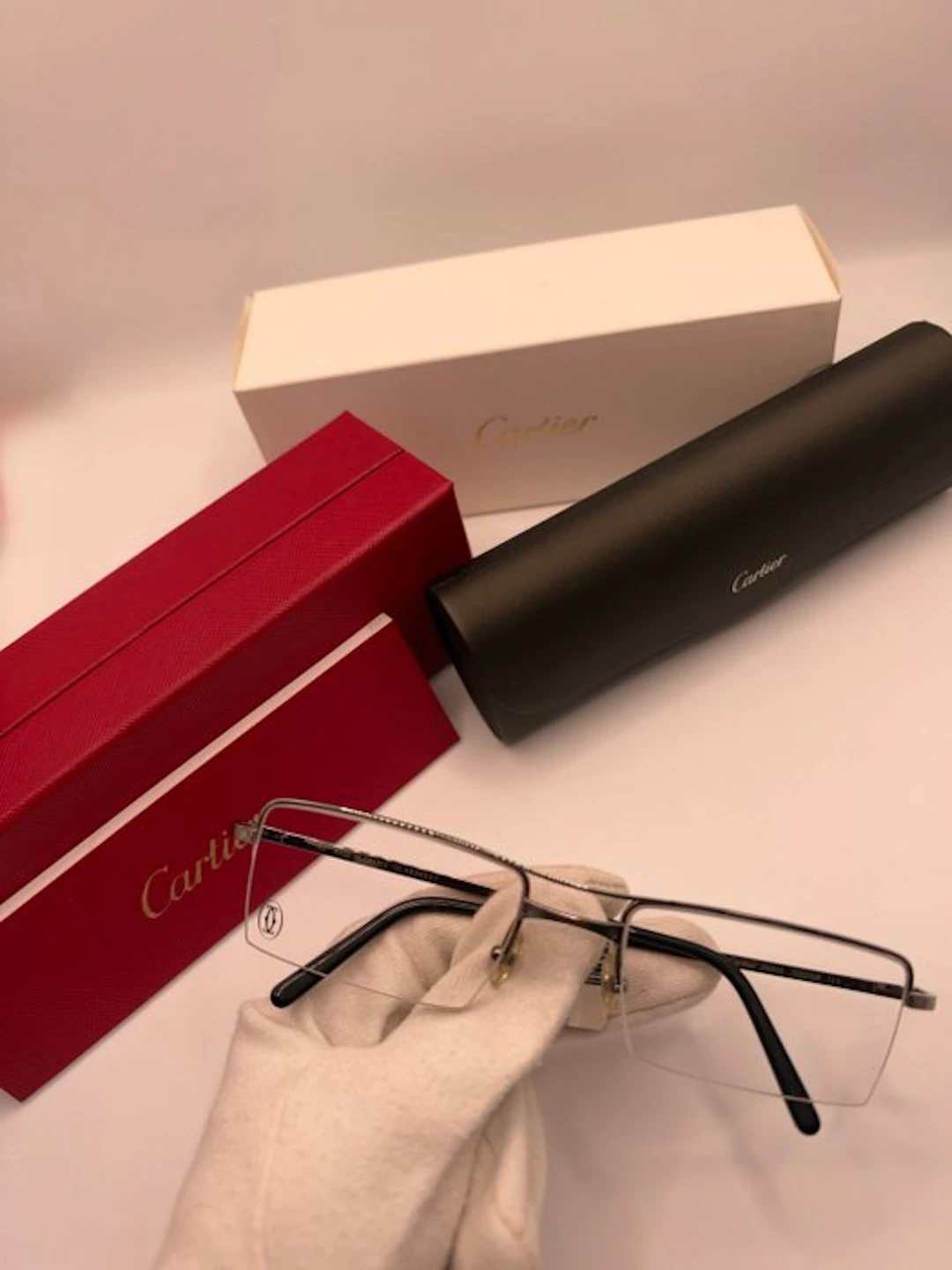 Cartier - Semi T-Double en titane - Eyeglasses