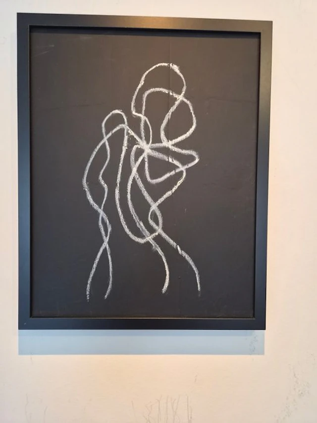 Liesens - My soulmate (handpainted on canvas) met lijst