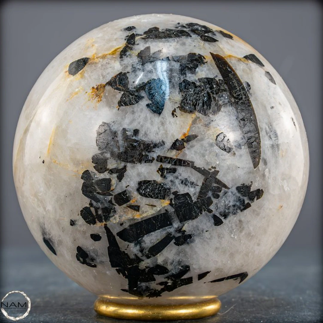 Tourmaline in Quartz Sphere – Powerful symbiosis of light and protection