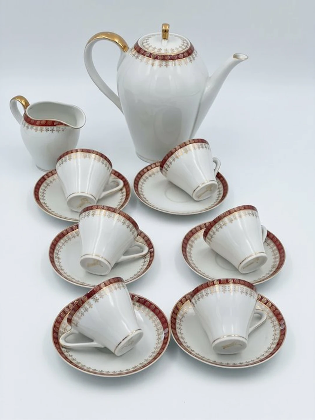 Harzberg Germania - Coffee set for 6 (14) - Porcelain