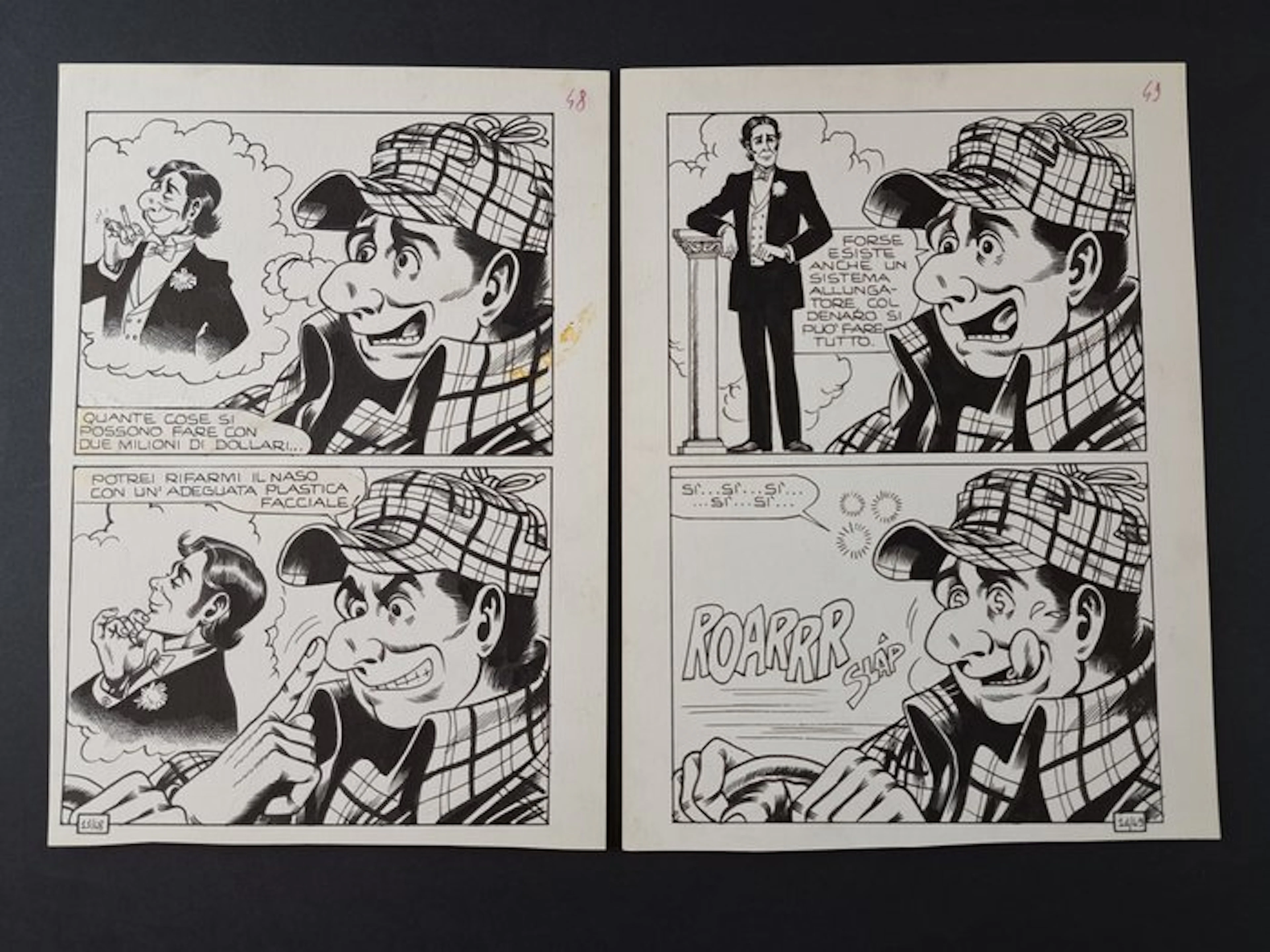 Magnus & Bunker - 2 Original page - Alan Ford: Il Numero 1 - 1970
