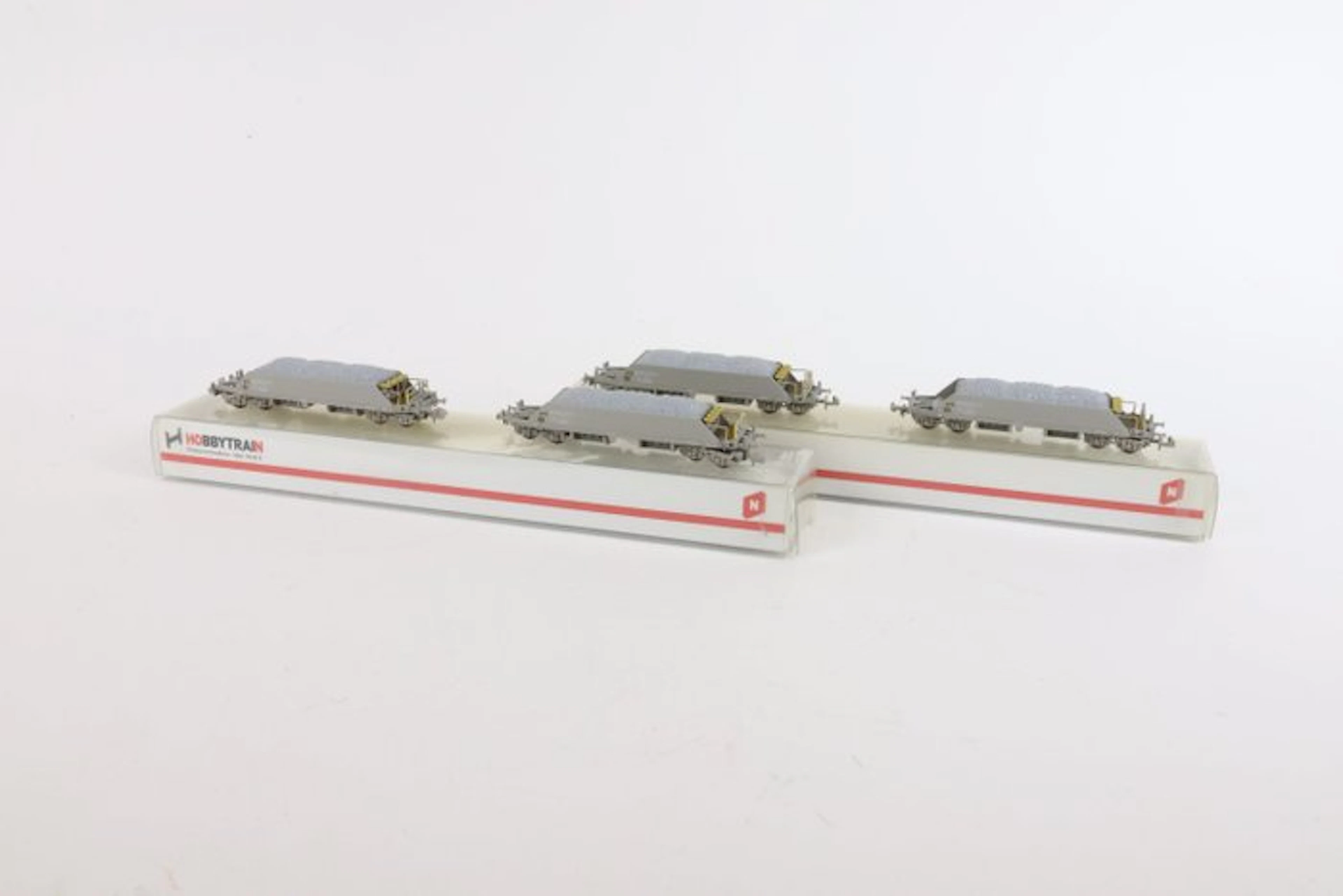 Hobbytrain N - H23054 - Model train freight wagon set (2)...