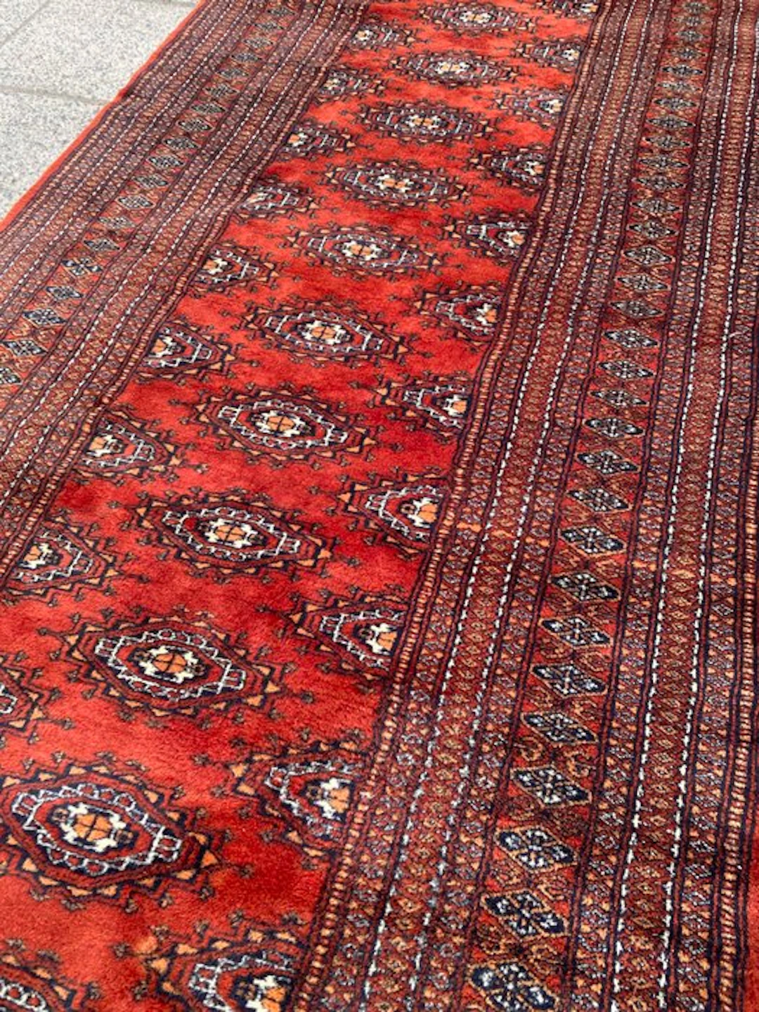 Caucasian-type runner - cleaned - Carpet - 345 cm - 94 cm