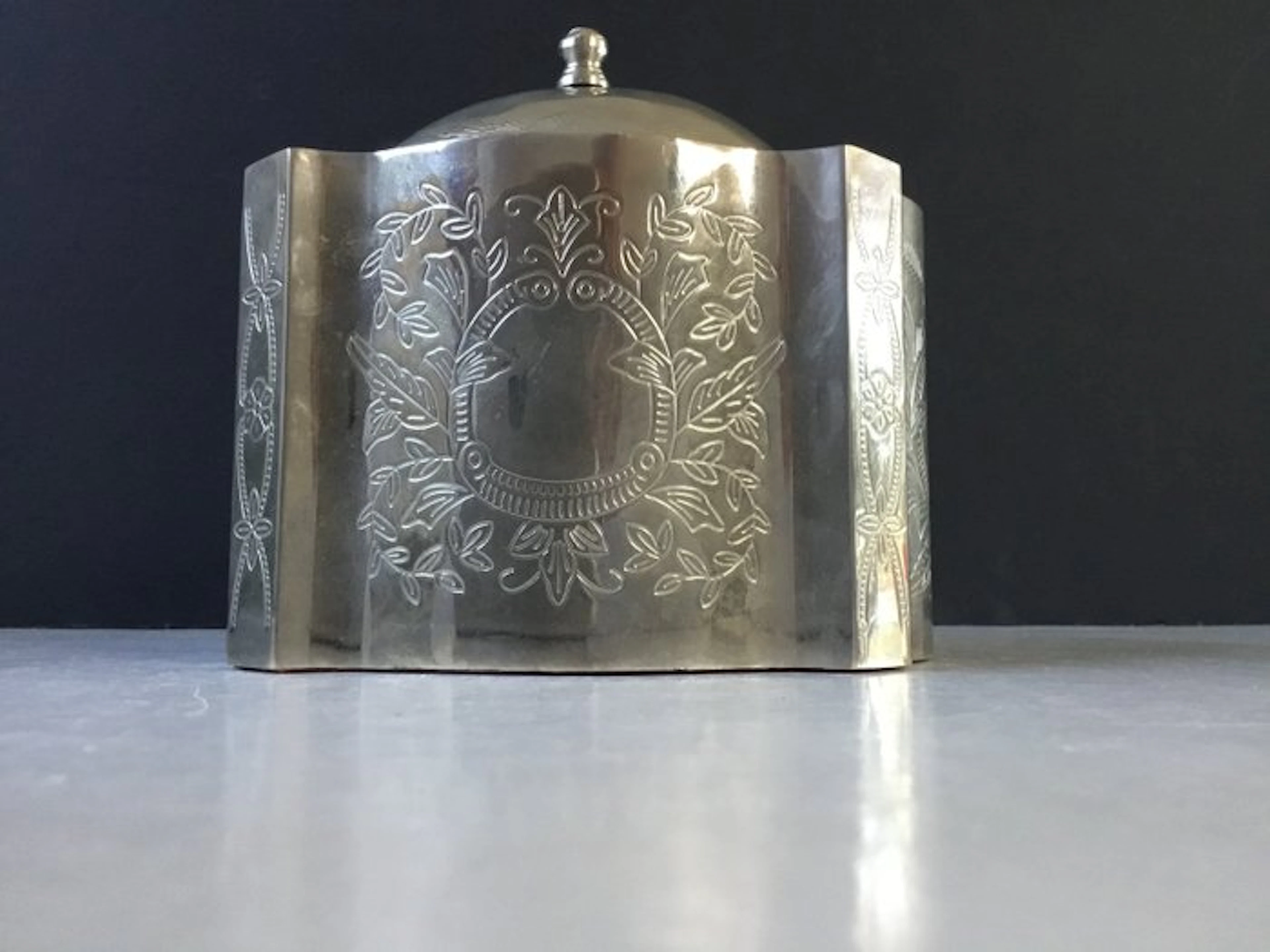 floraal motief - Jewellery box (2) - Silverplated