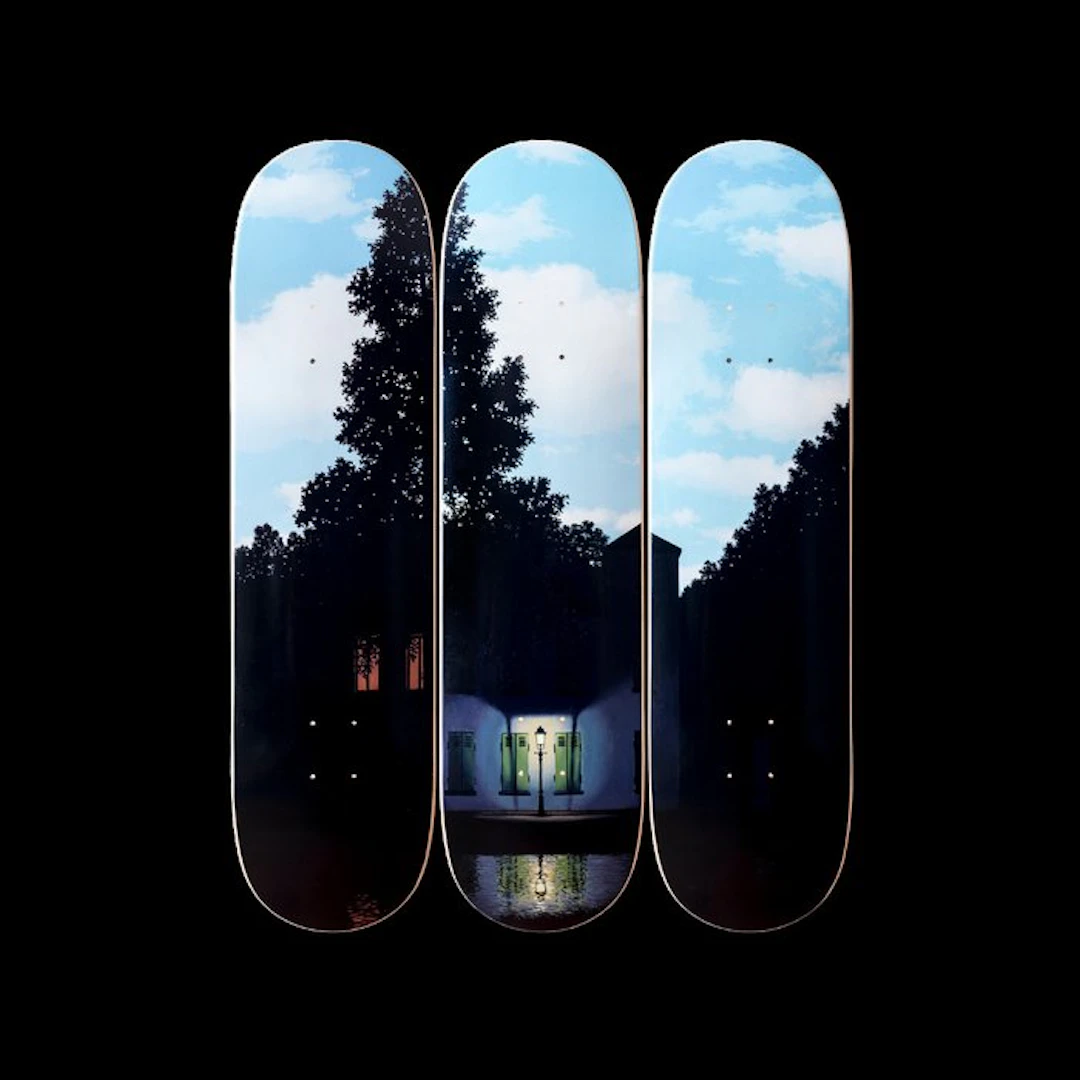 René Magritte (after) x the Skateroom - L'empire des Lumières