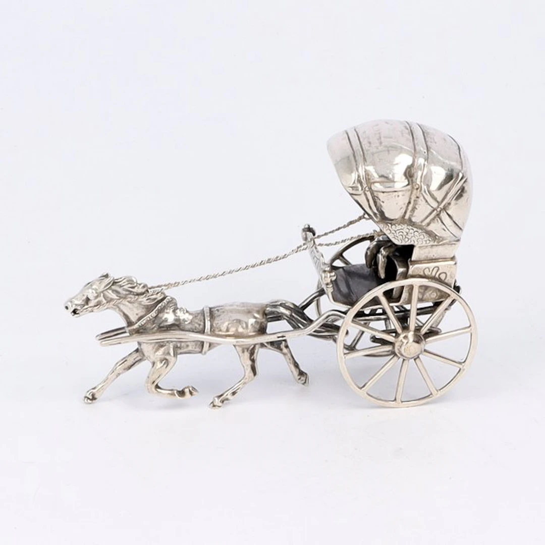 J. Weeda - Kapkar - Miniature figure - .835 silver