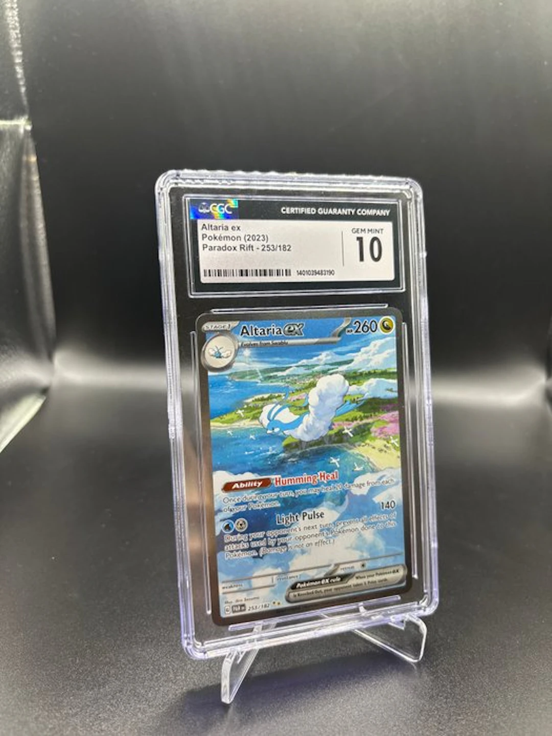Pokémon - 1 Graded card - Altaria 253/182 Paradox Rift Full art - CGC 10