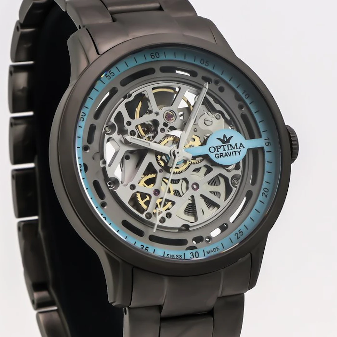 Optima - SKELETON MODEL Gravity Swiss automatic...