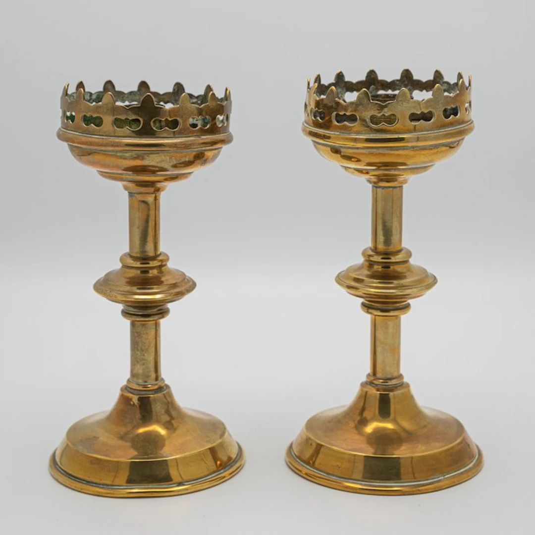 Little candles, 19th century - Brass - 1850-1900