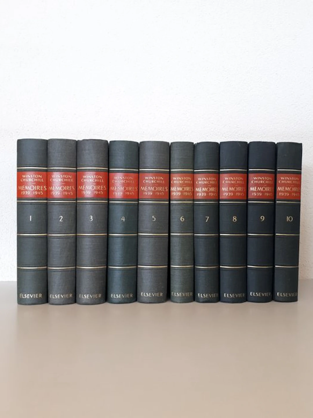 Winston Churchill - Memoires 1939-1945 (10 delen compleet) - 1948-1954