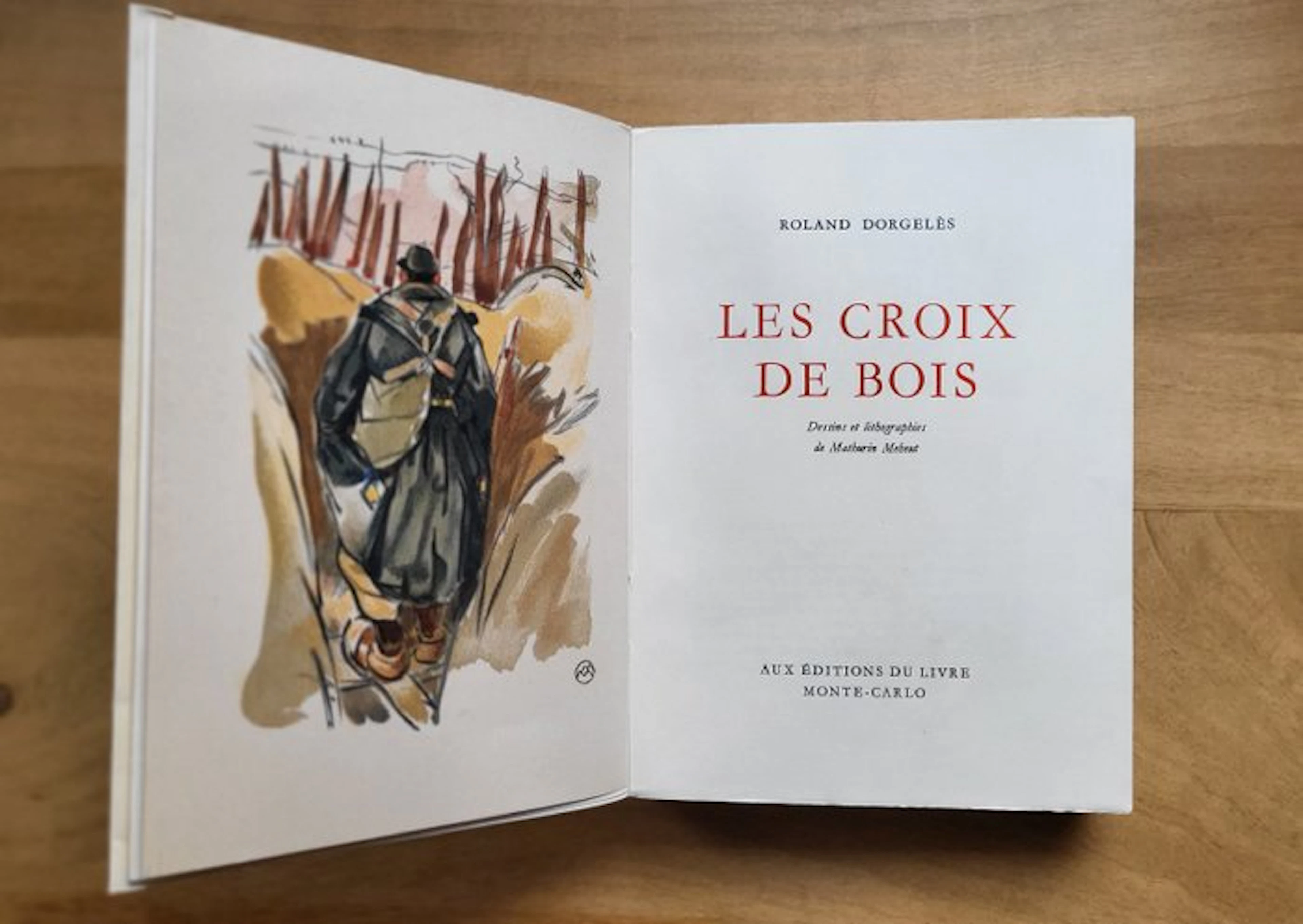 Roland Dorgelès / Mathurin Méheut - Les Croix de bois - 1947