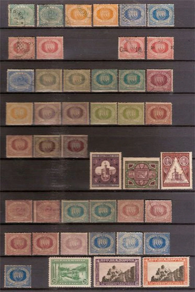 San Marino 1877/1935 - Selection of new and used stamps