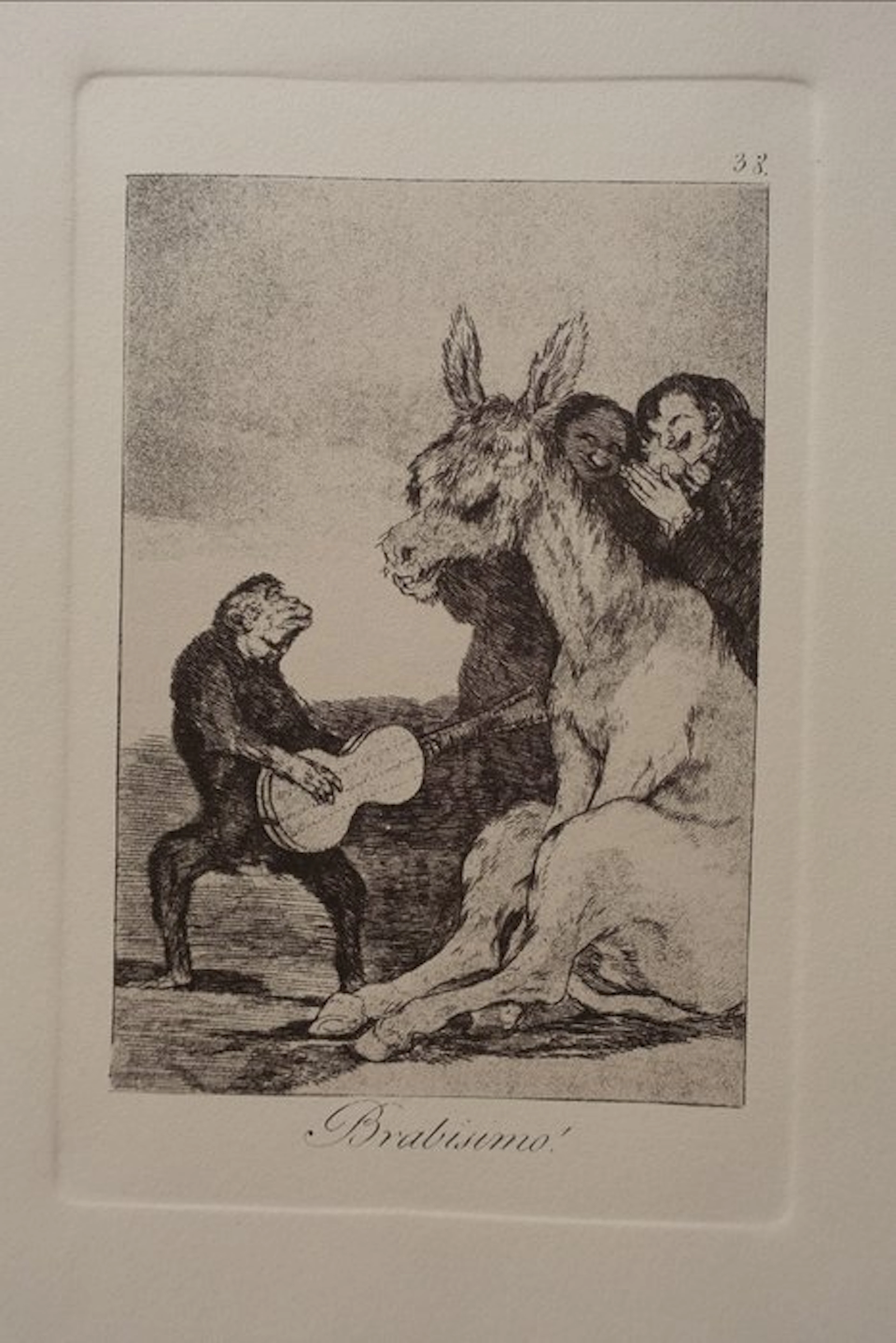 Francisco De Goya (1746-1828) - Blatt: #38 Brabisimo!