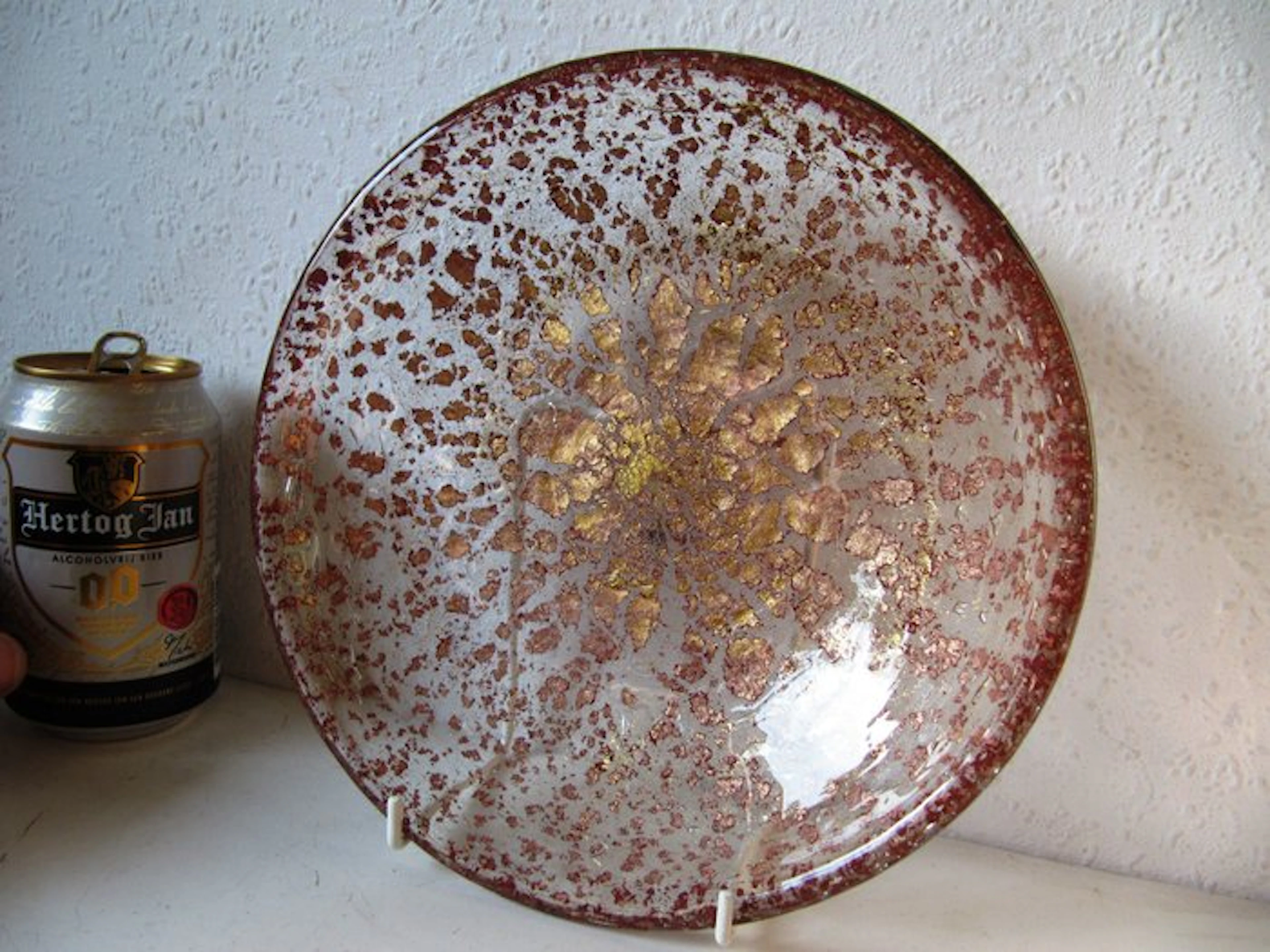 Barovier & Toso - Ercole Barovier - Platter - Glass - Purple and Gould series