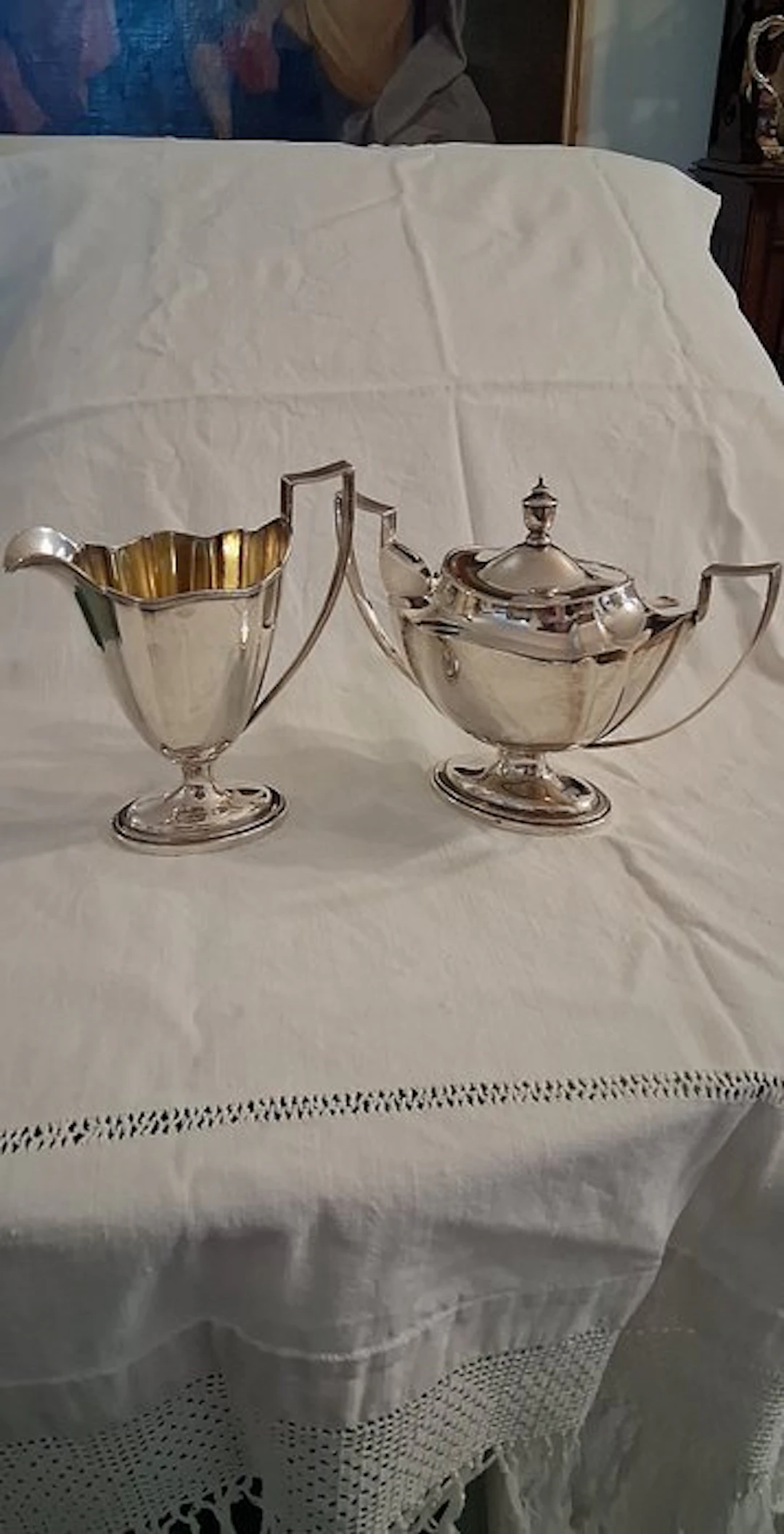 GHORAM - Coffee service (2) - Silver - Twentieth century