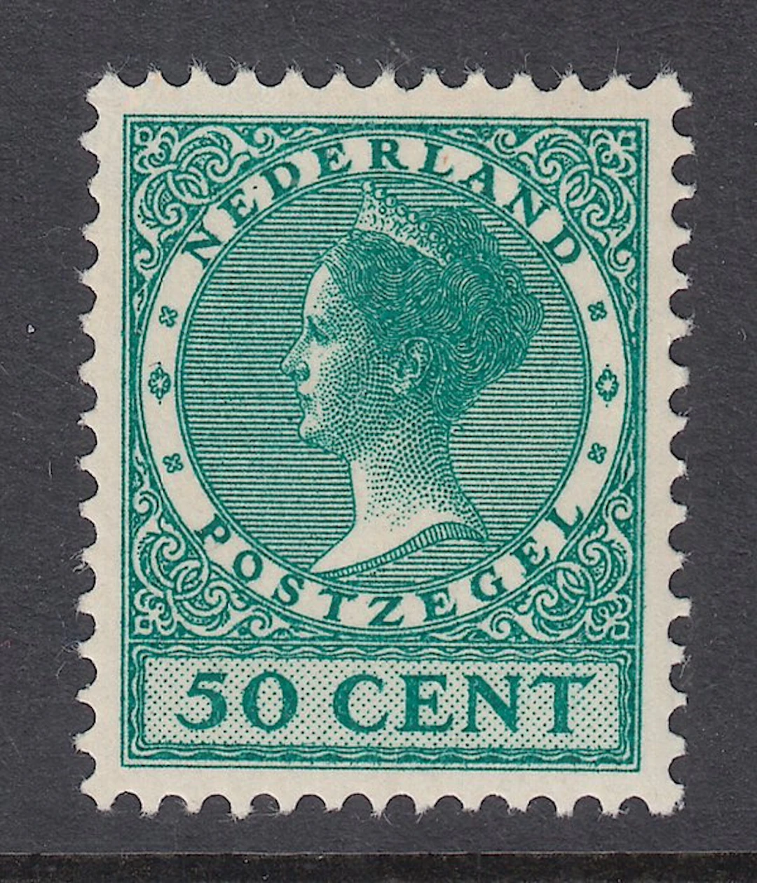 Netherlands 1924 - Queen Wilhelmina type 'Veth', without watermark. - NVPH 161