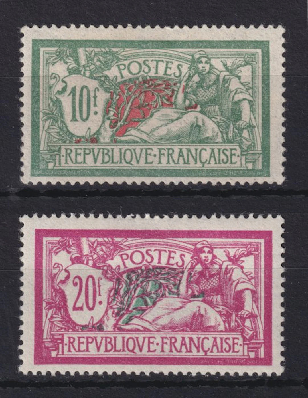 France 1925/1926 - Merson stamps Nos