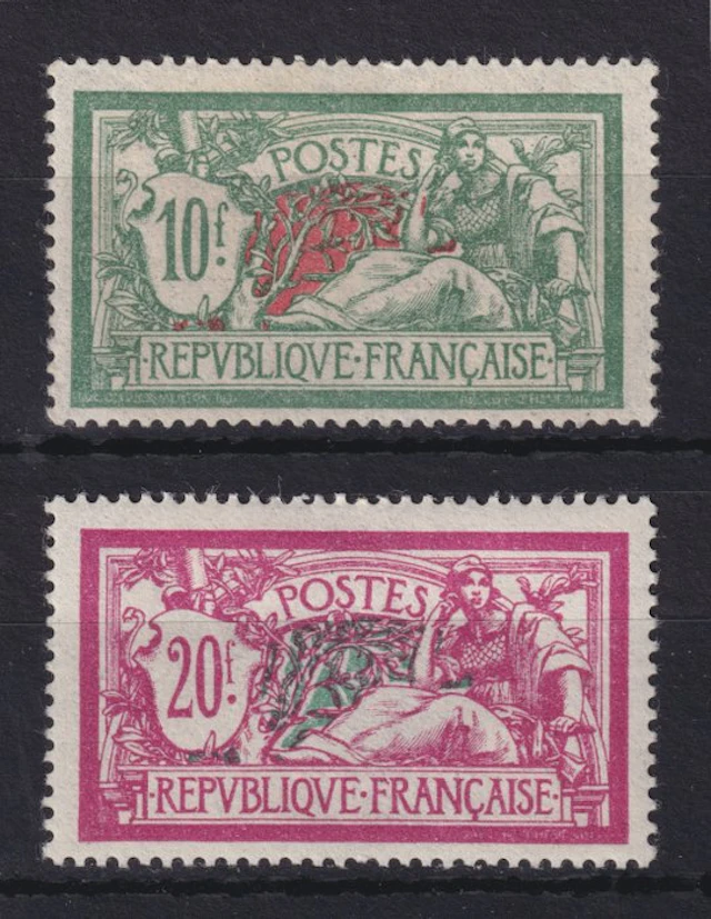 France 1925/1926 - Merson stamps Nos