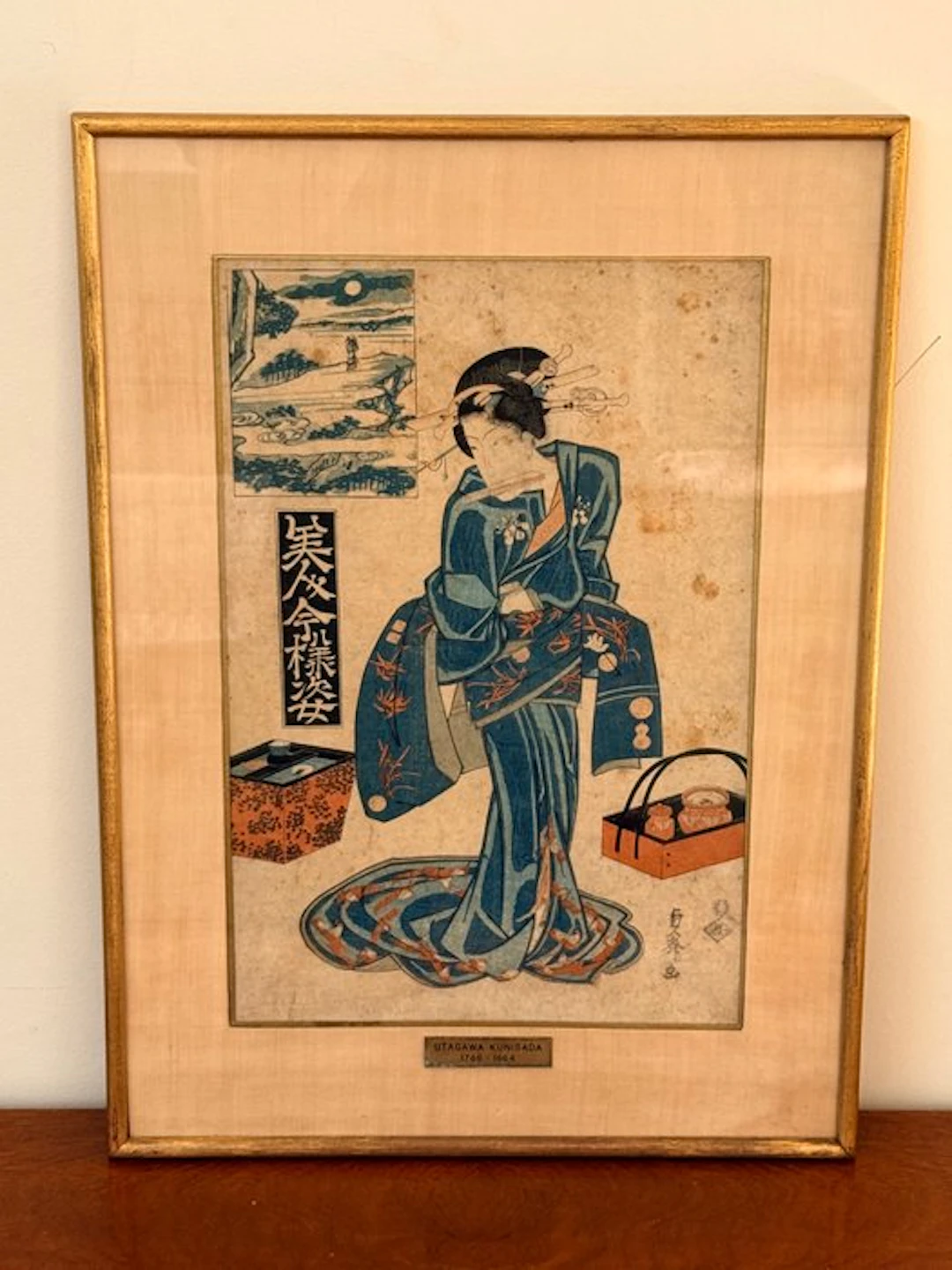 Figure of the beautiful woman Imaō; Figure of the beautiful woman Imagata
