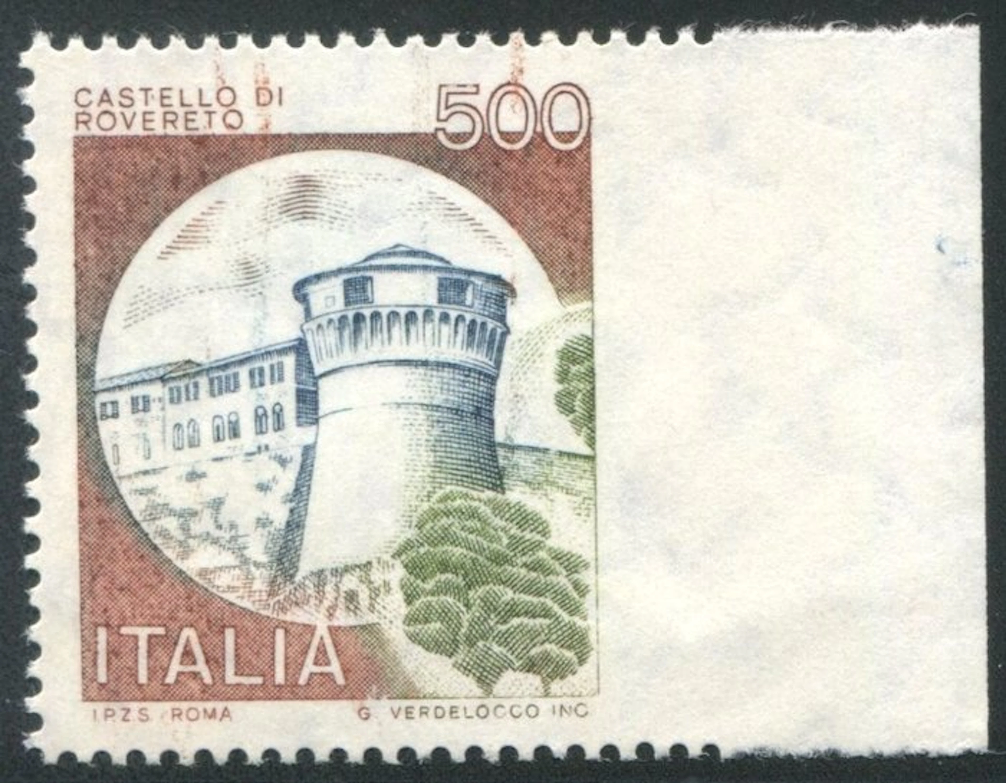 Italian Republic 1980 - Castelli 500 lire coin