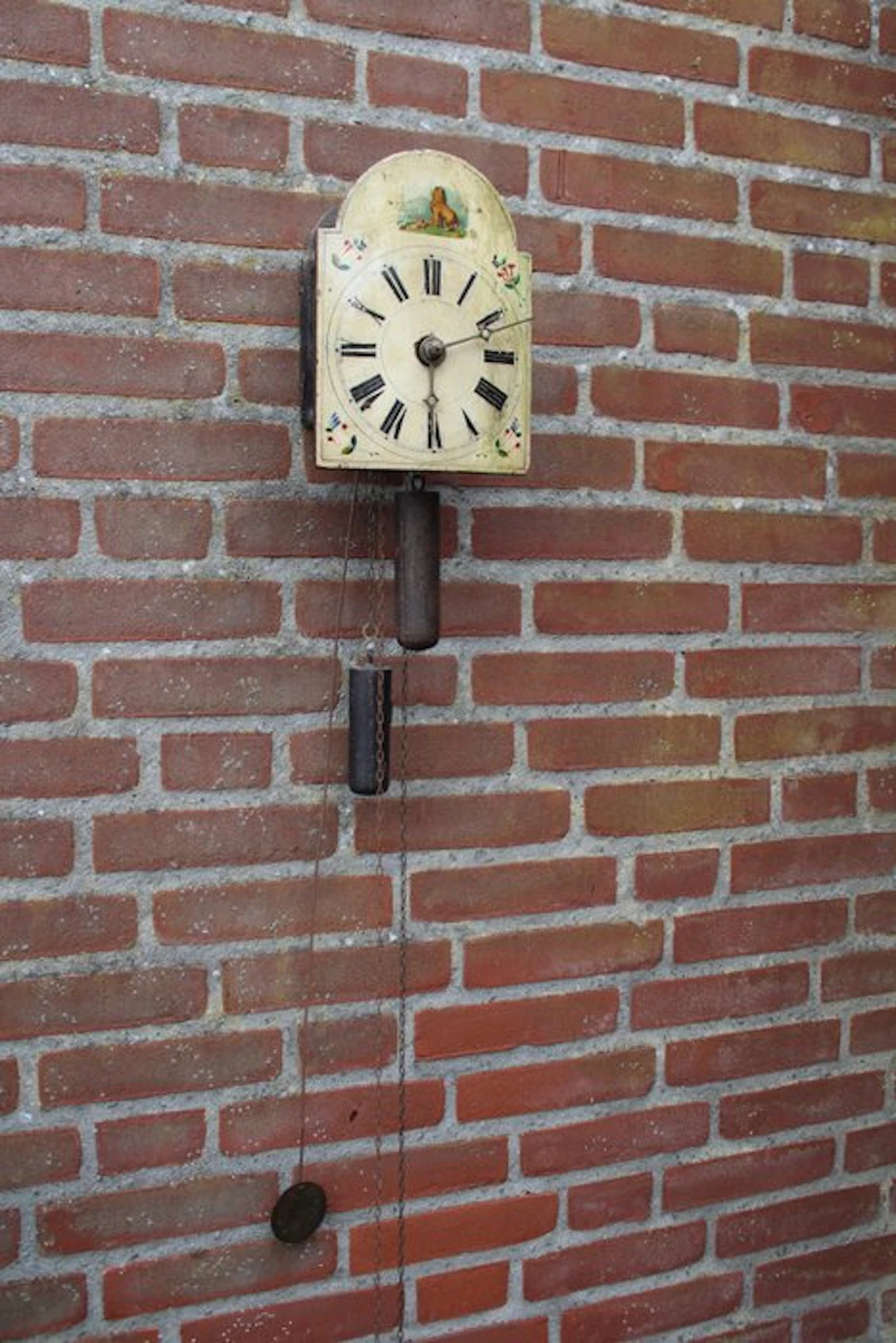 Mantel clock - Wood, Metal - 1850-1900 - Antique Black Forest clock