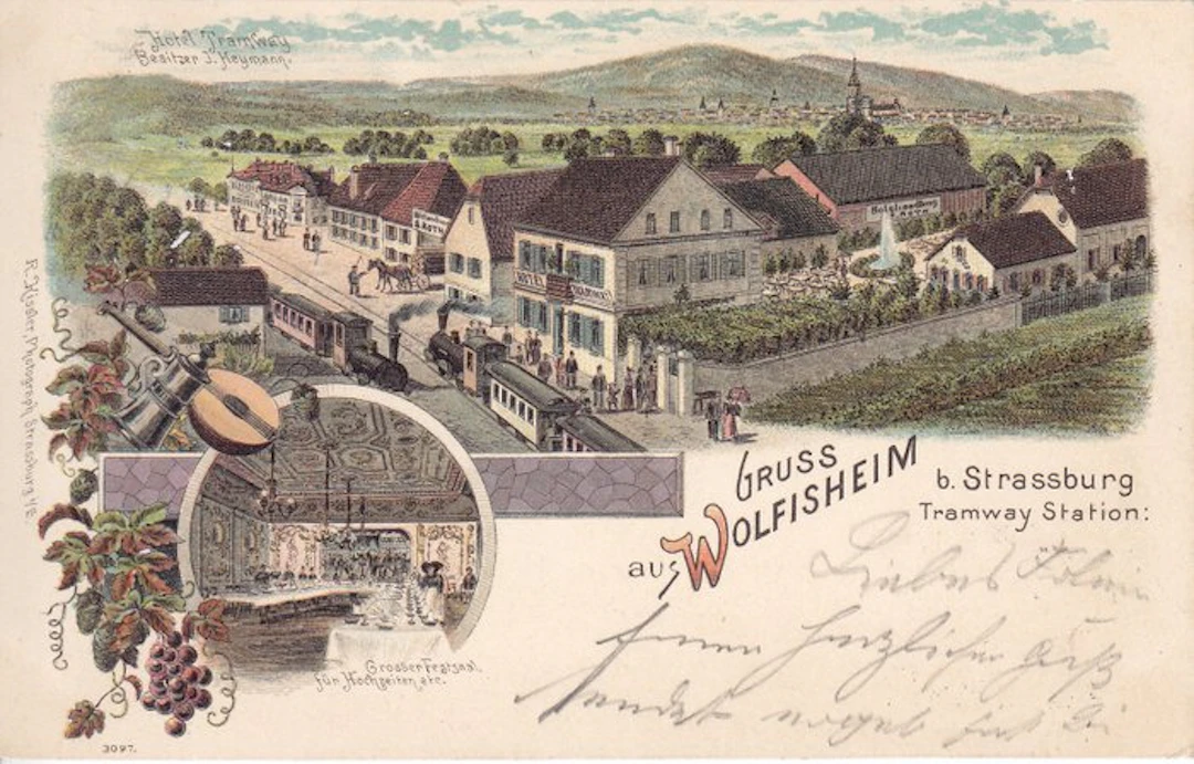 German Empire 1894/1905 - Alsace; 24 postcards—mostly...