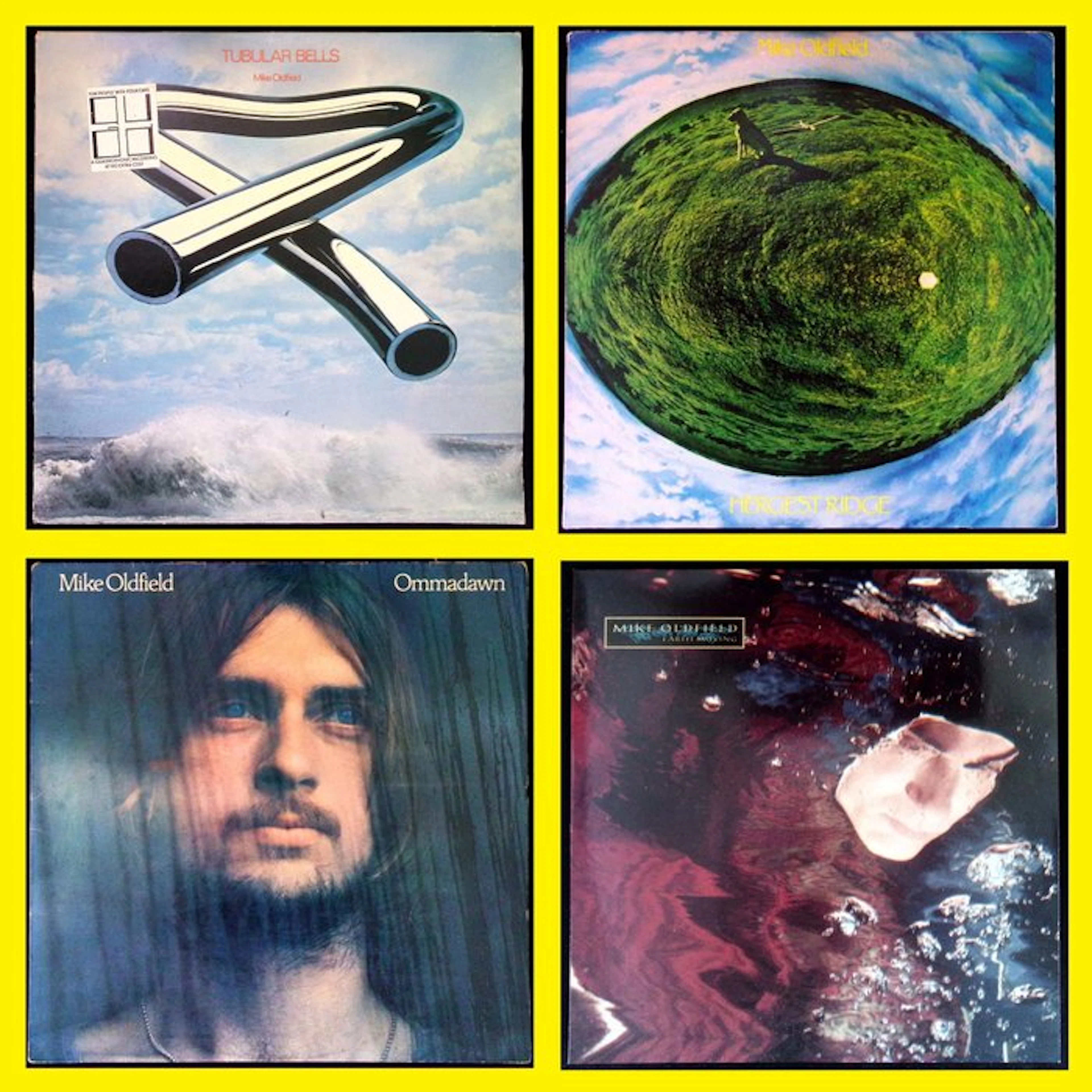 Mike Oldfield - Tubular Bells; Hergest Ridge; Ommadawn...
