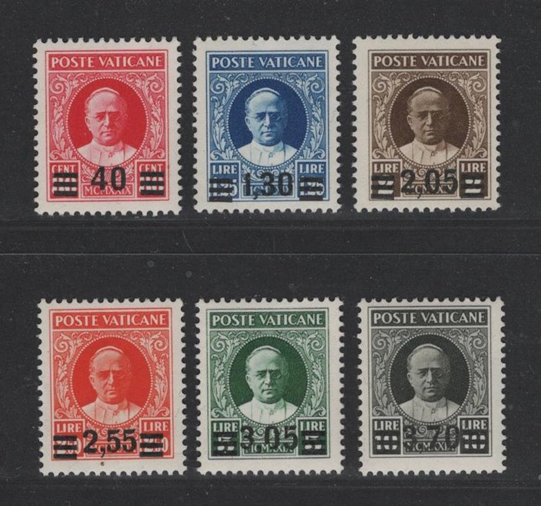 Vatican City 1934 - Complete provisional issues